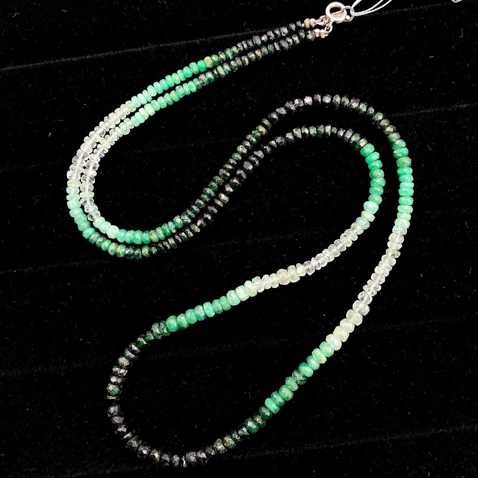 Luxury Promise SV925 Emerald Necklace E 13.4 46848