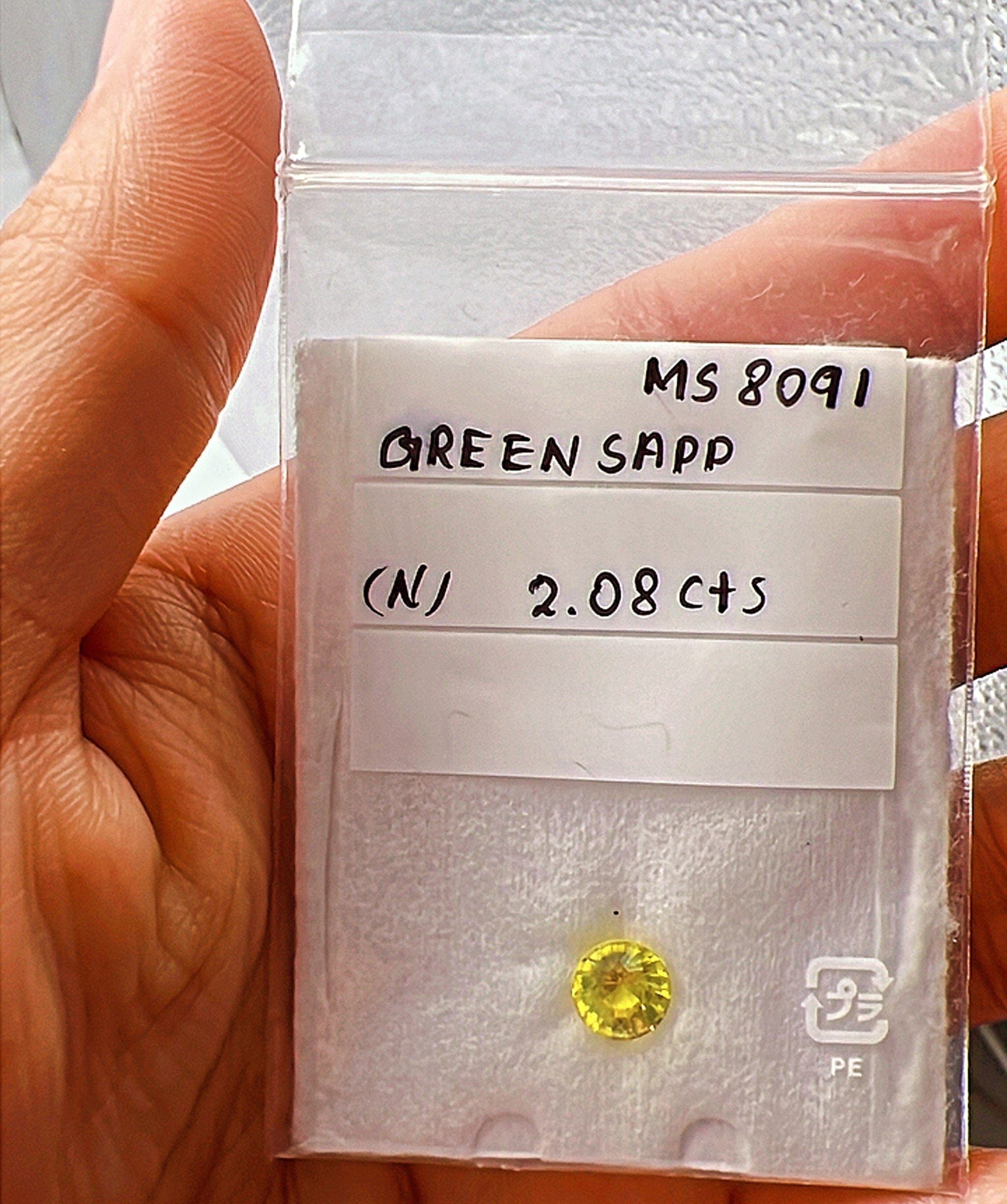 Luxury Promise TEAL GREEN SAPPHIRE (N) 2.08 MS 8091