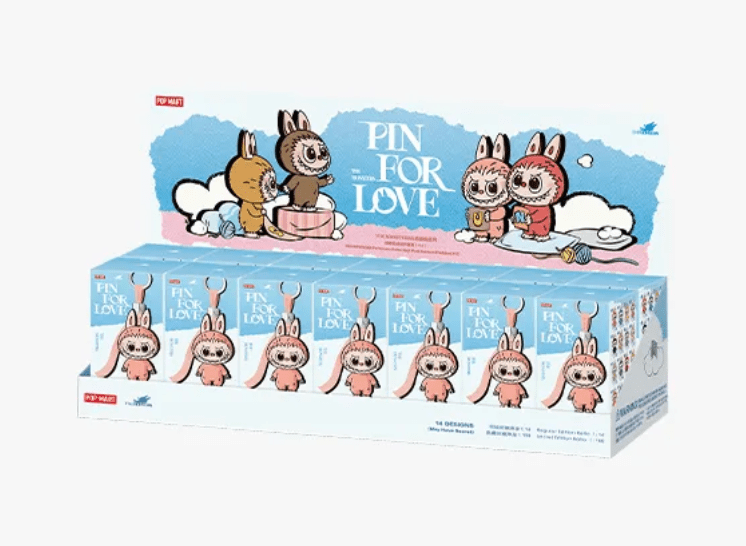 Luxury Promise THE MONSTERS Pin for Love Series-Vinyl Plush Pendant Blind Box (N-Z) DXBA0122