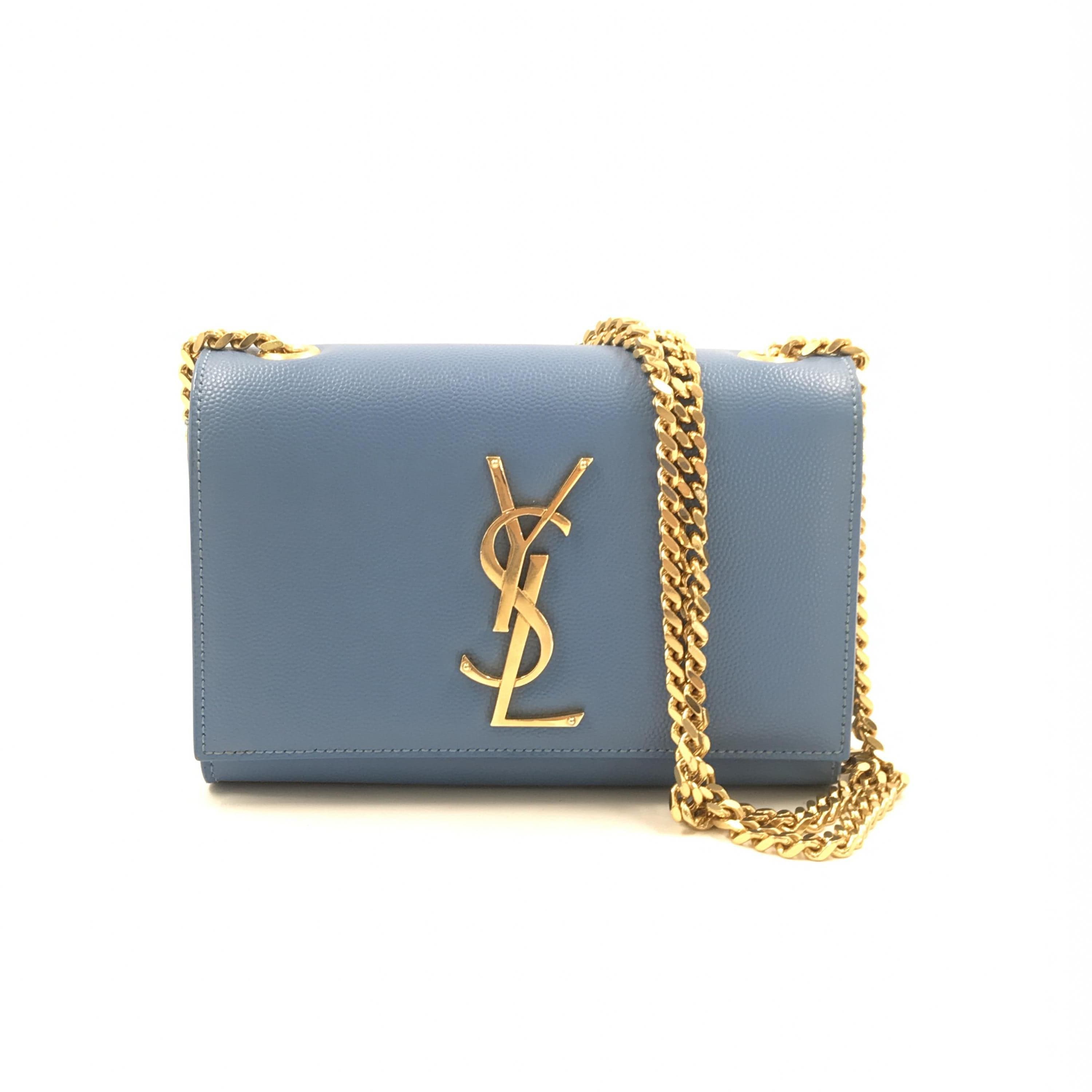 Luxury Promise YSL - Kate Leather Crossbody Bag Blue C276102