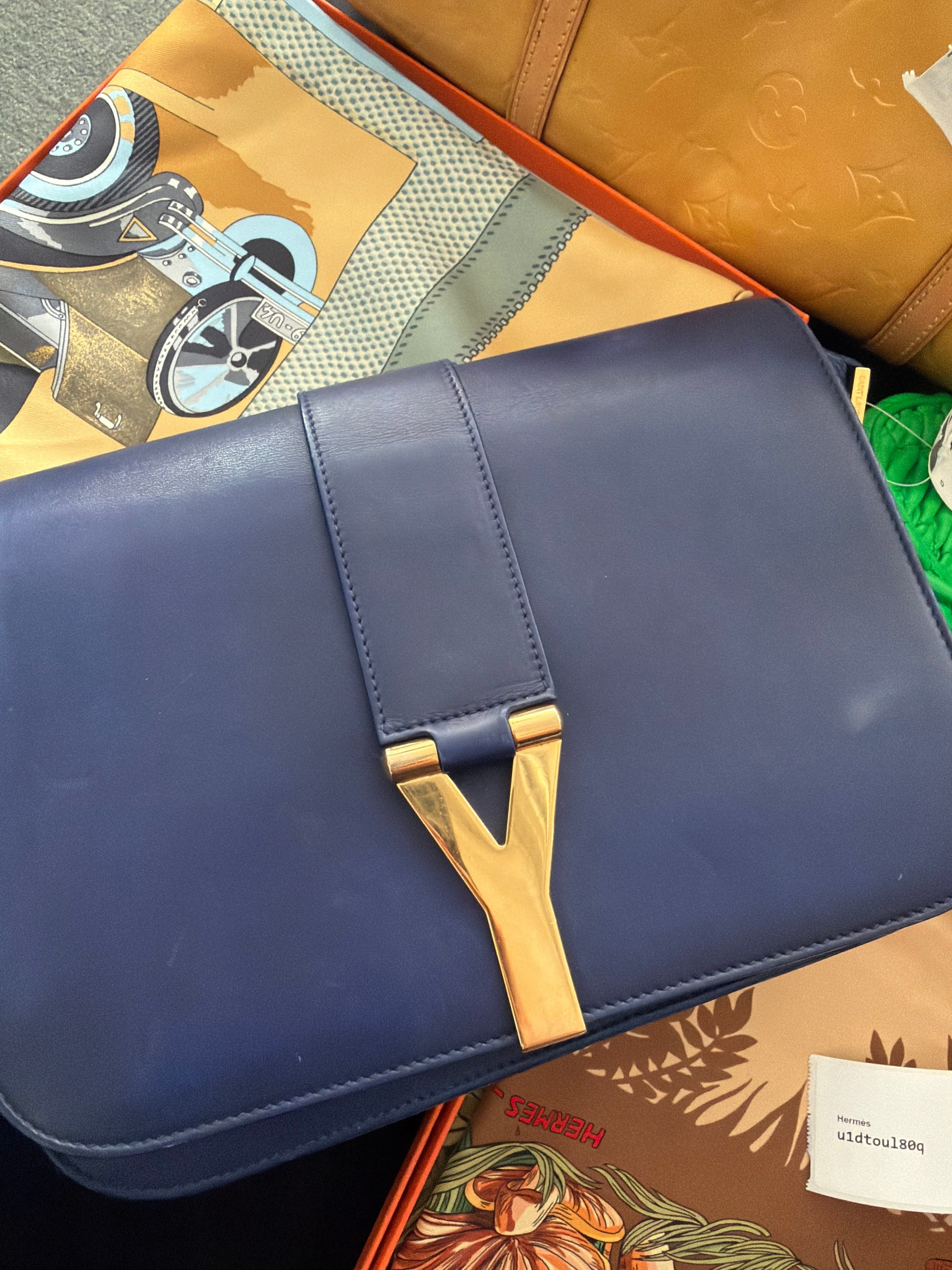 Luxury Promise YSL navy blue crossbody bag - GHW - Pjwhaywz9j -  AKC1576