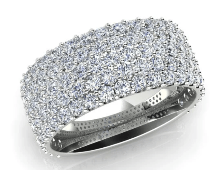 Luxury Promise Australia 2.03ct Diamond Ring in 18K White Gold