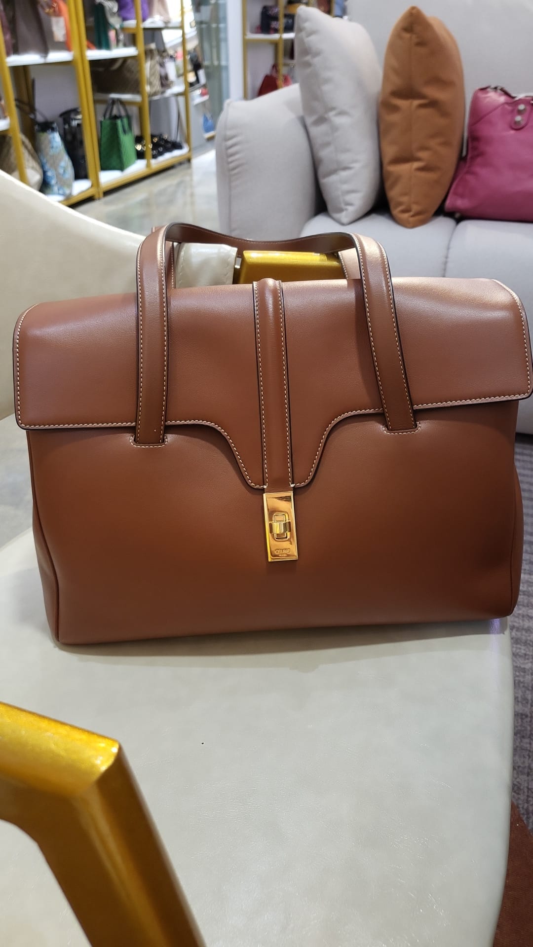 Luxury Promise Celine 16 medium Tan GHW SYC1634