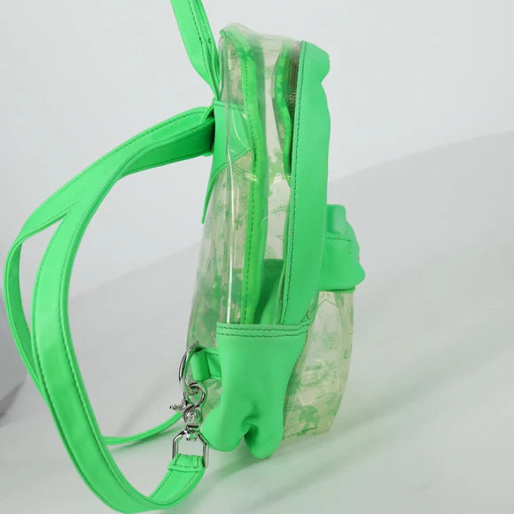 Luxury Promise Chrome Hearts PVC BACK TO SCHOOL Backpack Vinyl Leather Green Auth 134877M 134877M