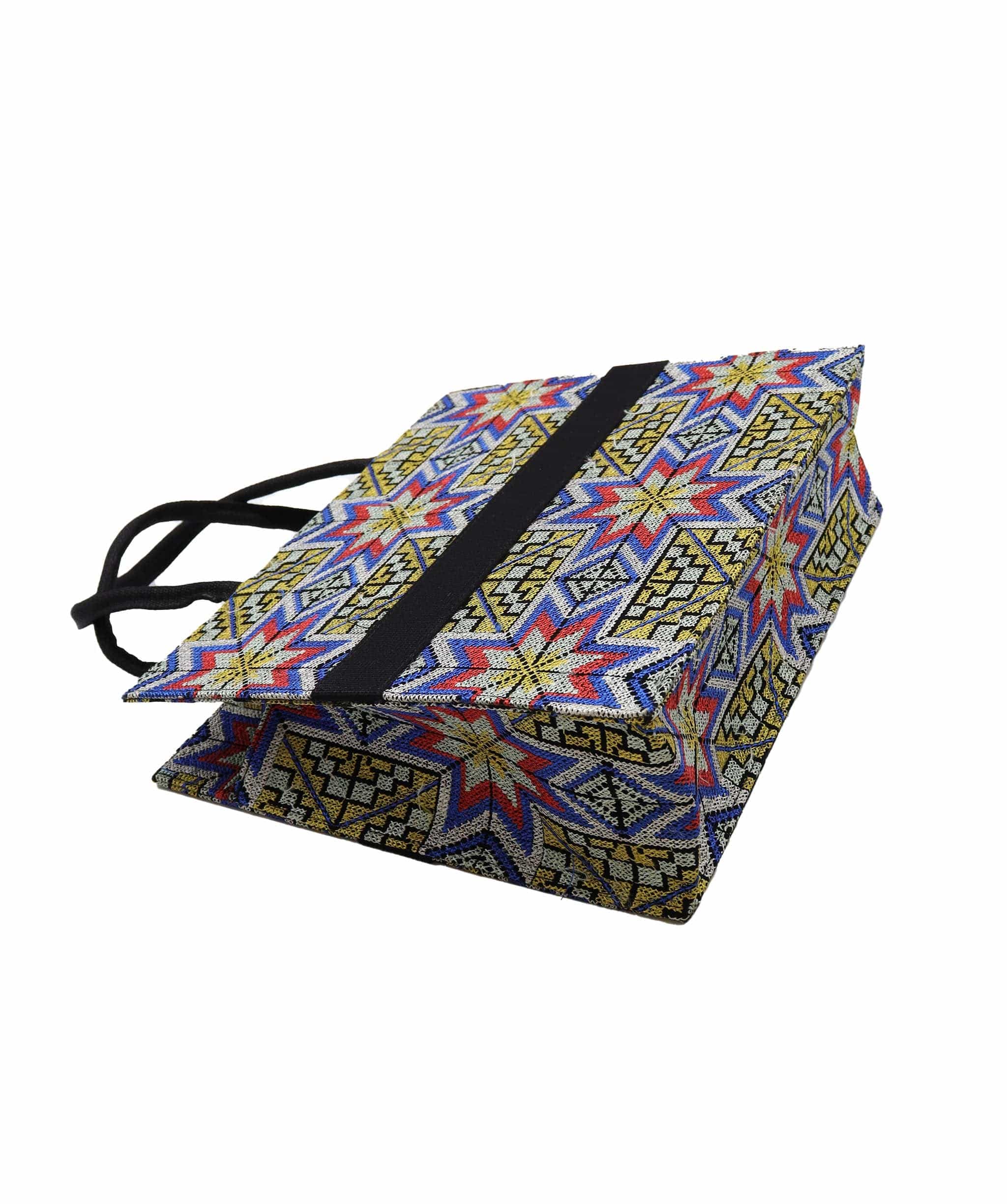 Luxury Promise Embroidered Handmade Tote Yellow DXBS2978