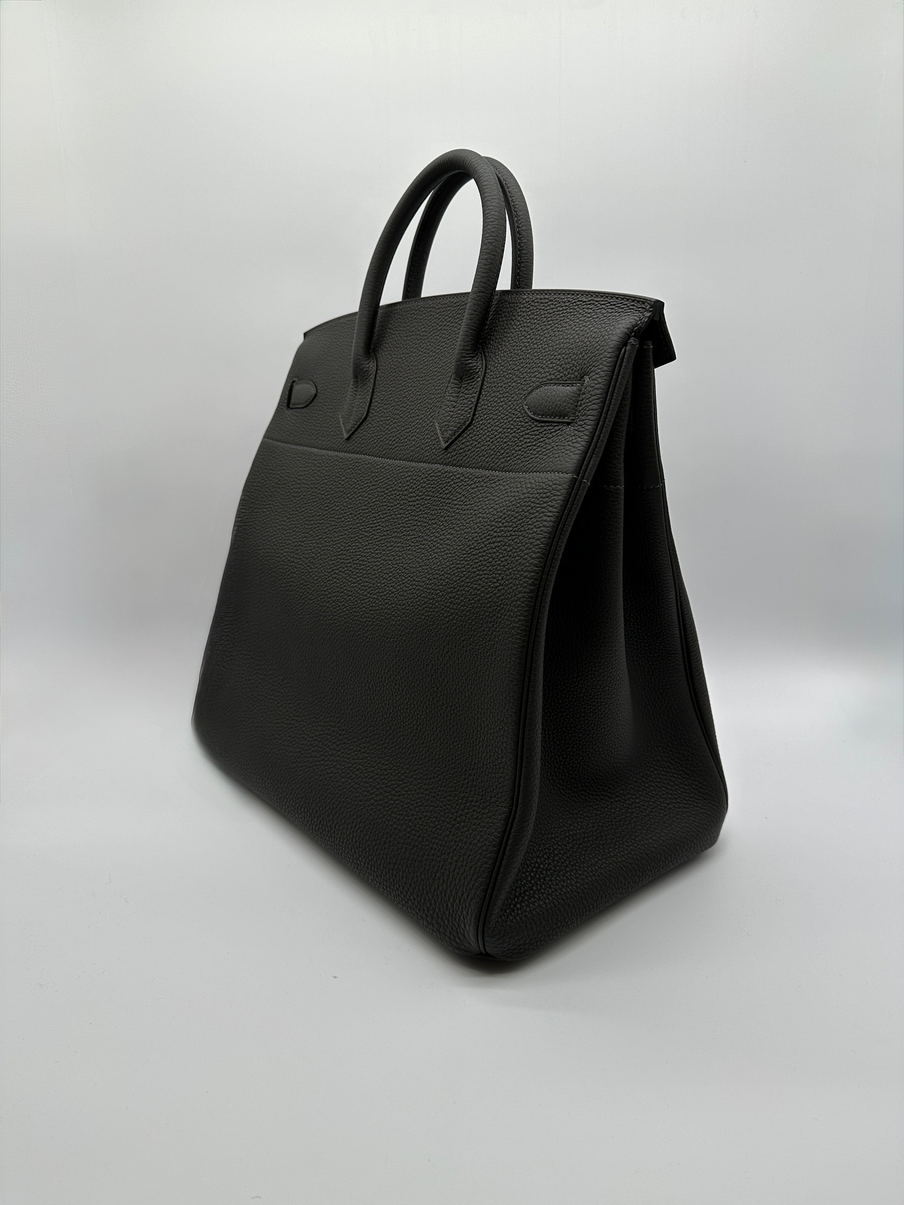 LUXURY PROMISE Hermès Haut à Courroies Dark Bronze Togo 40 Palladium Hardware