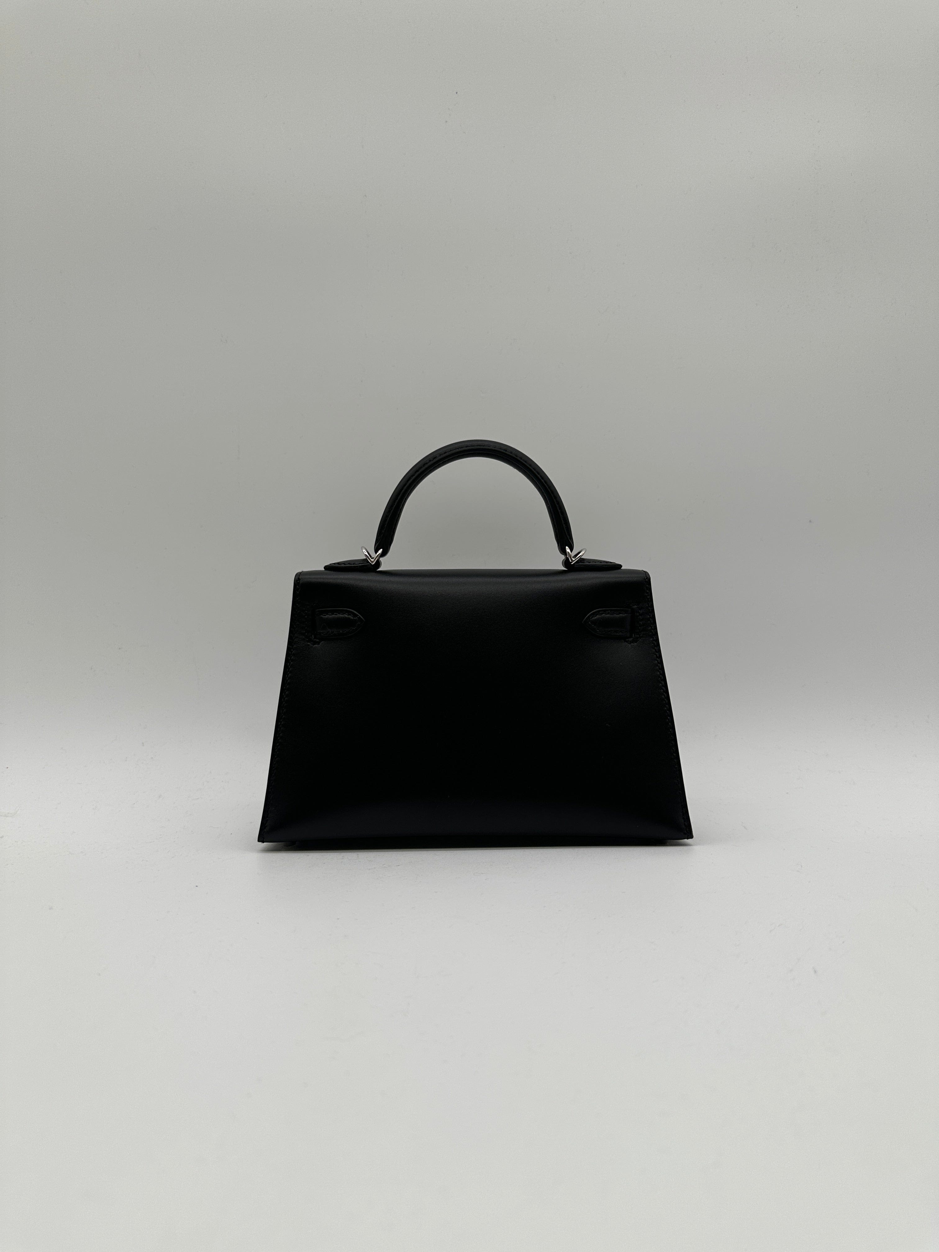 Luxury Promise Hermès Mini Kelly Pampille Black Palladium Hardware
