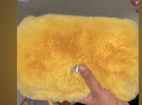 Luxury Promise Rabbit Fur crossbody Bag ALC3575