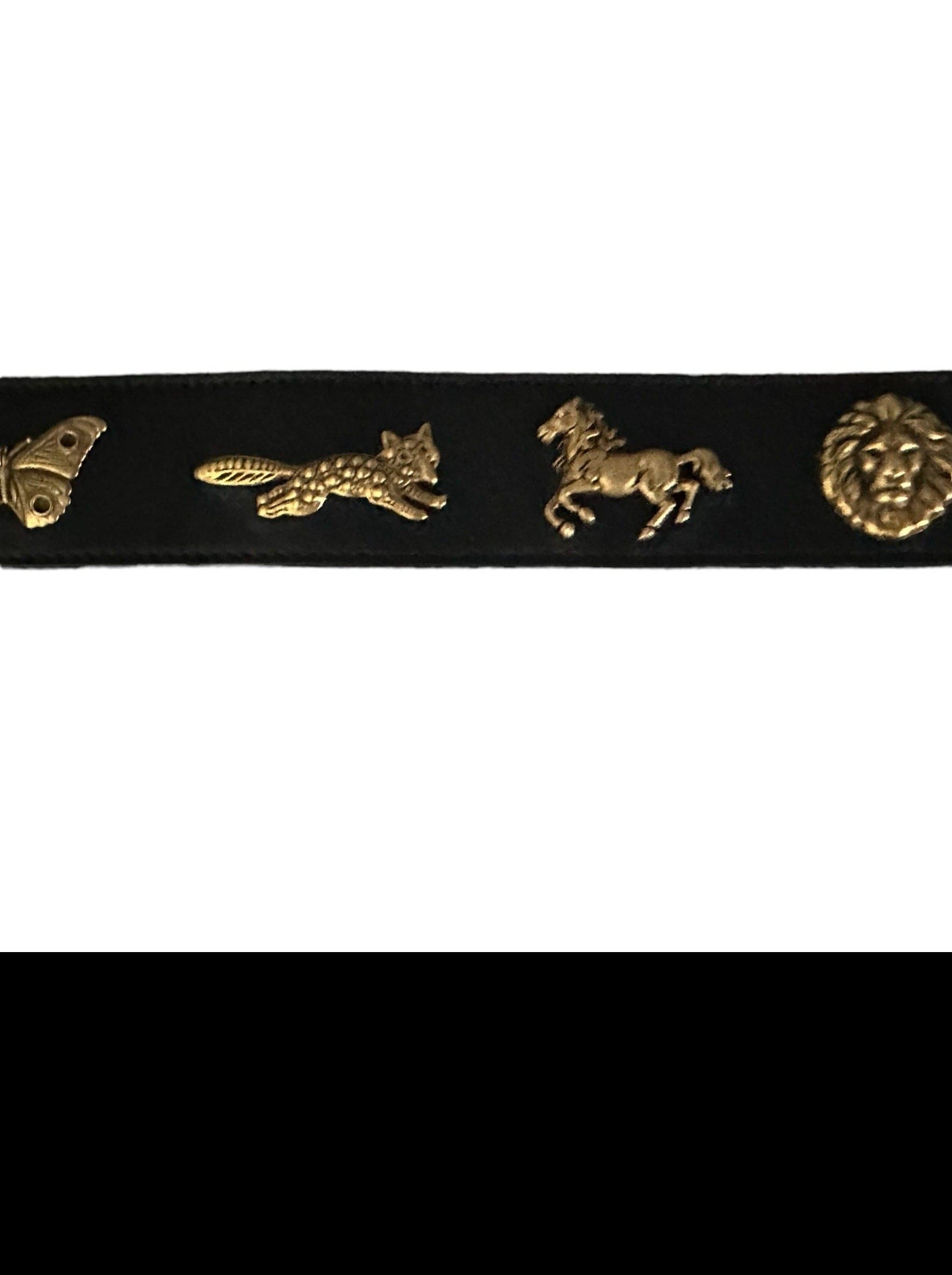 Luxury Promise Gucci Belt with Gold Hardware & Charms - 80cm