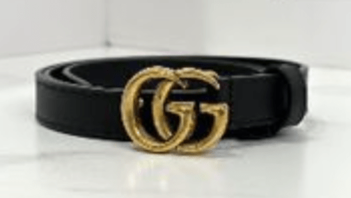 Luxury Promise Gucci Black Leather Belt with GHW - 80cm