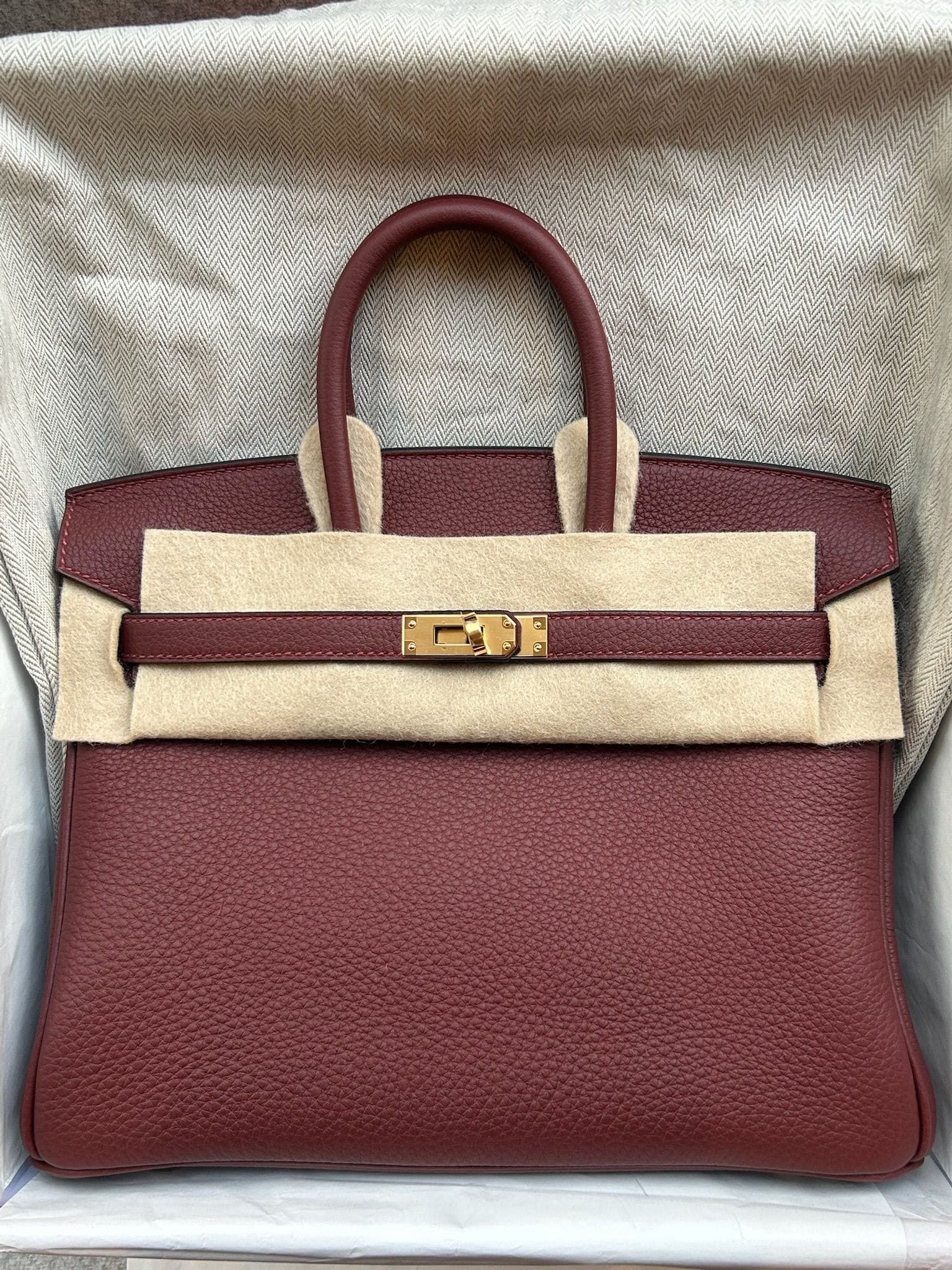 Luxury Promise Birkin 25 k stamp full set