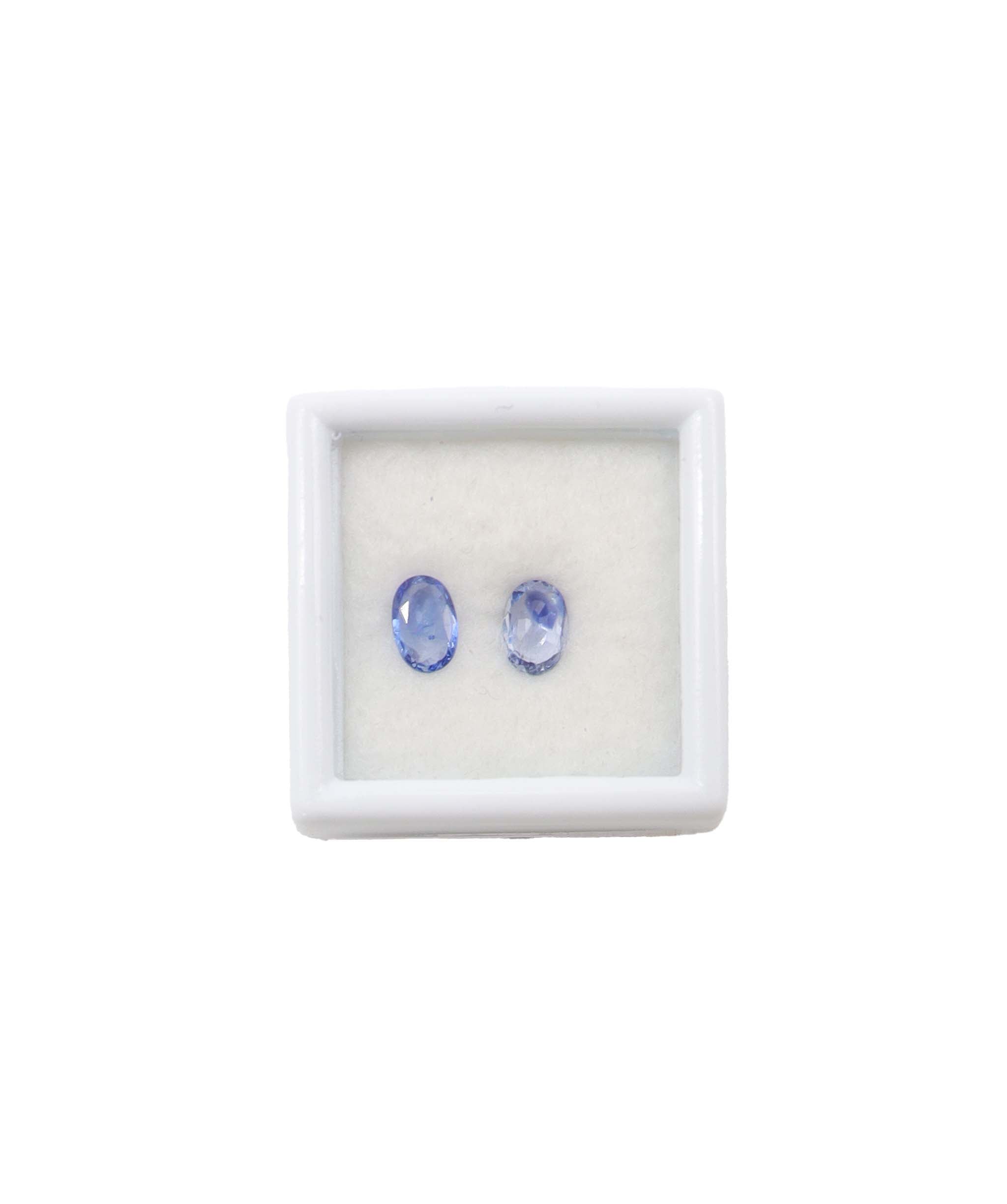 Luxury Promise BLUE SAPPHIRE (PAIR) NATURAL 1.08 MS 18630-16 MS 18630-16