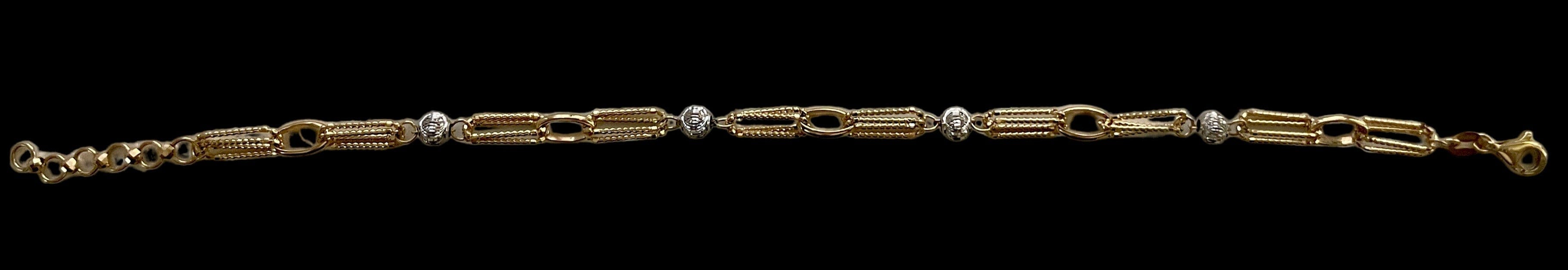 Luxury Promise 18K Rose Gold with White Gold Detail Bracelet