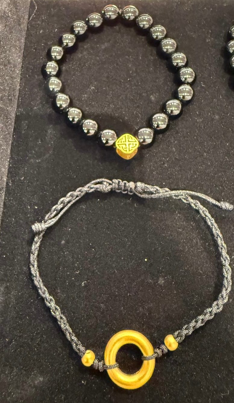 Luxury Promise 24K Gold with 1 Charm Lucky Bracelet