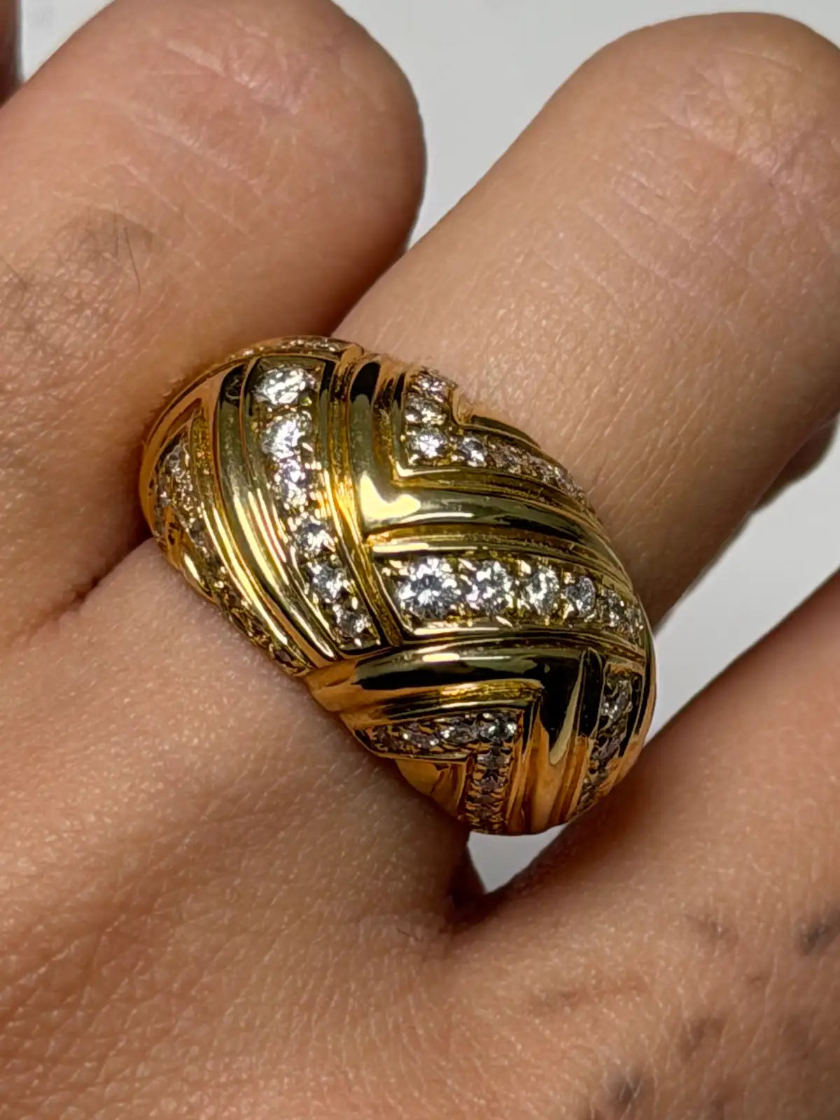 Luxury Promise BVLGARI Dome Ring in 18K - 8050  JJC0424