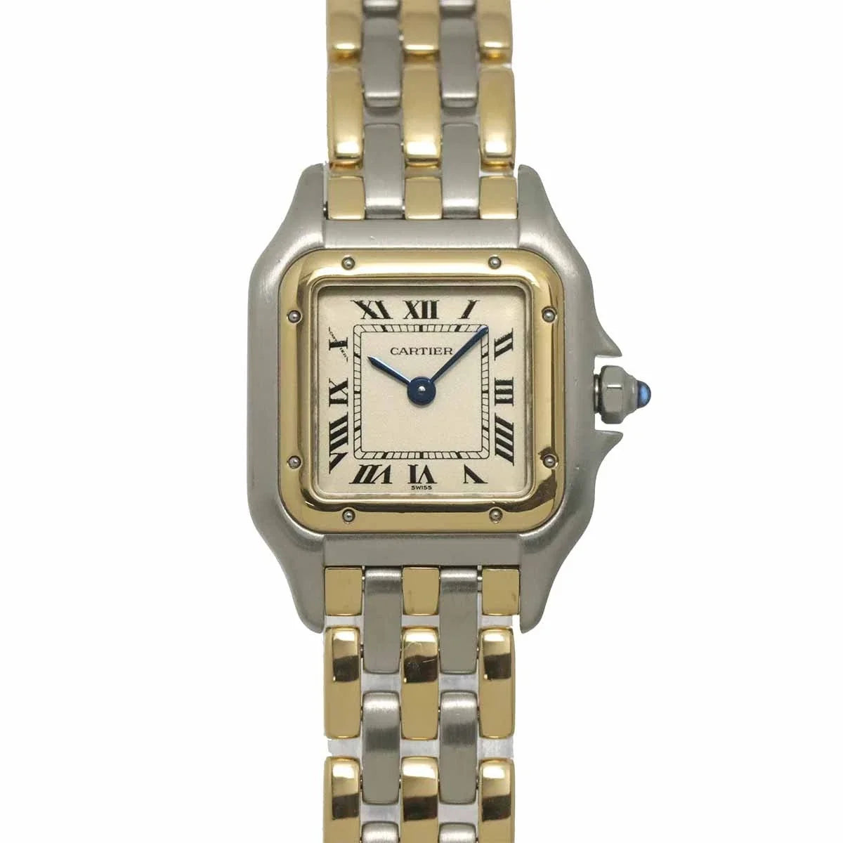 LUXURY PROMISE Cartier Panthere three Row SM 84083244 Cream Dial K18YG Ladies Watch 90321447
