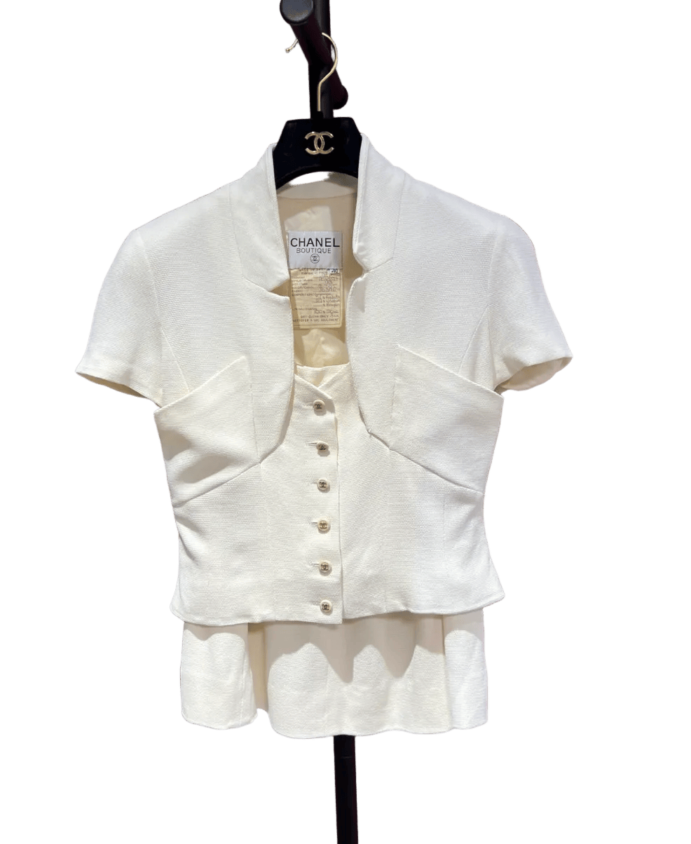 Luxury Promise CHANEL 1995 SHORT SLEEVE SET 40 FT101922