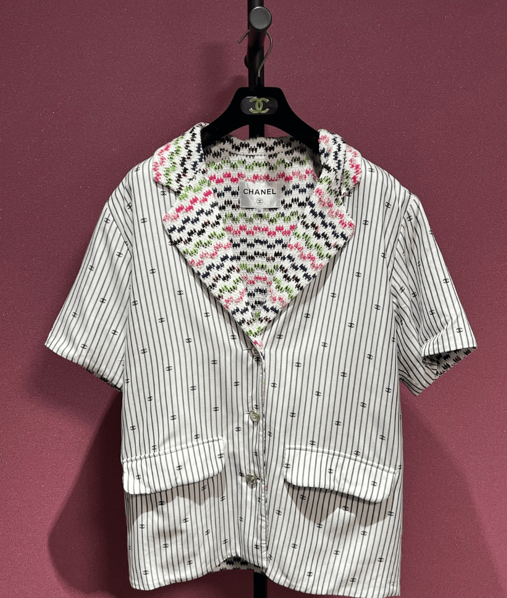 Luxury Promise CHANEL 2021S FULL CC SHIRT 36 FT101770
