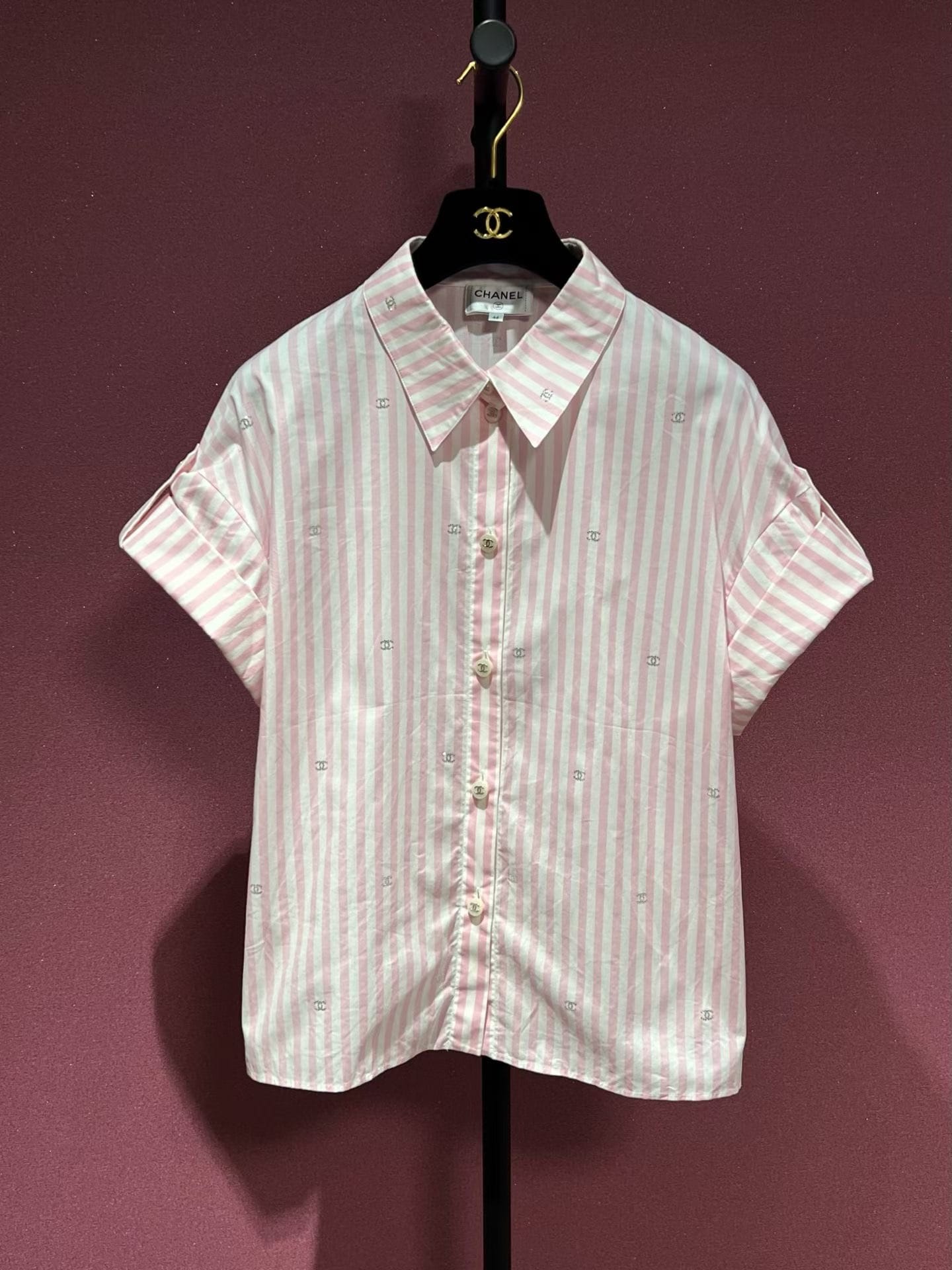 Luxury Promise CHANEL 2024M CRYSTAL SHIRT 46 FT102013