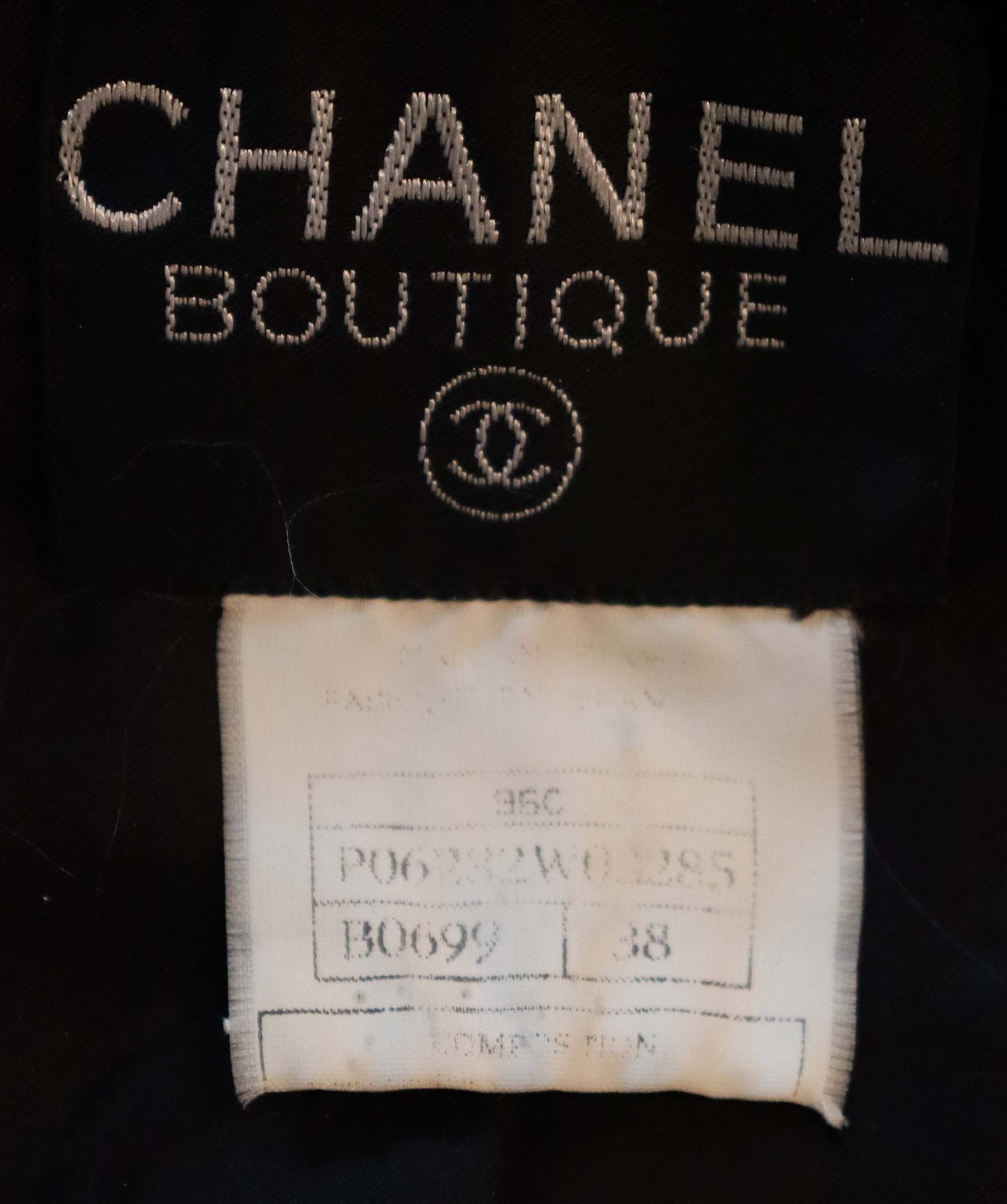 Luxury Promise Chanel black white blazer set FT301