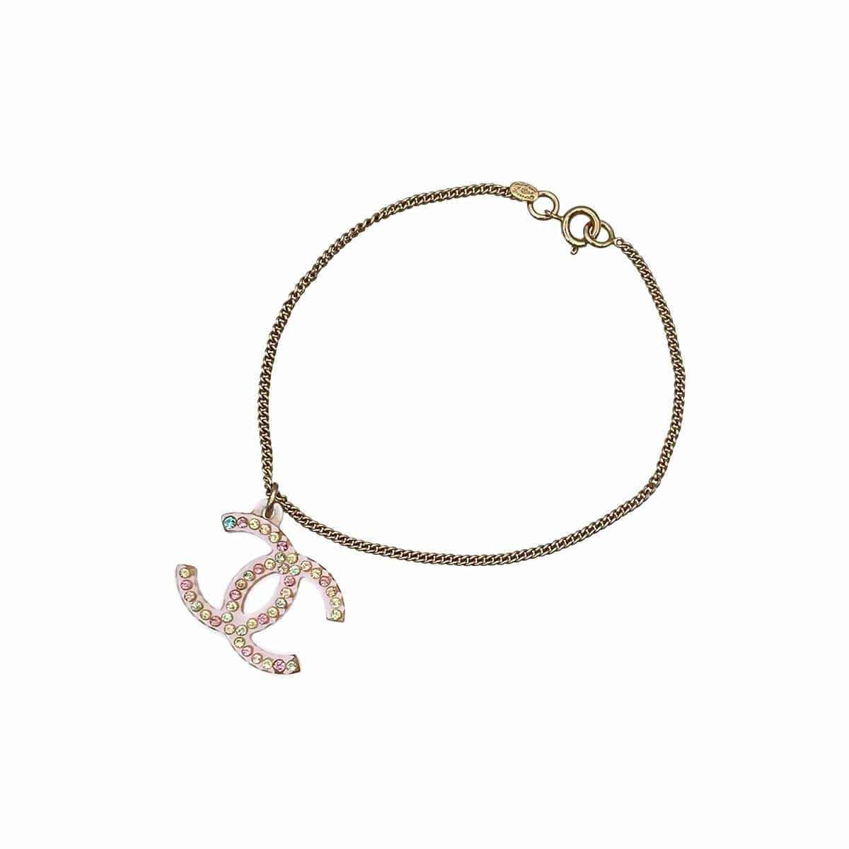 LUXURY PROMISE CHANEL BRACELET COCOMARK RHINESTONE ACCESSORY 04A 90273921