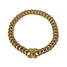 Luxury Promise Chanel Chunky Turnock Choker Gold
