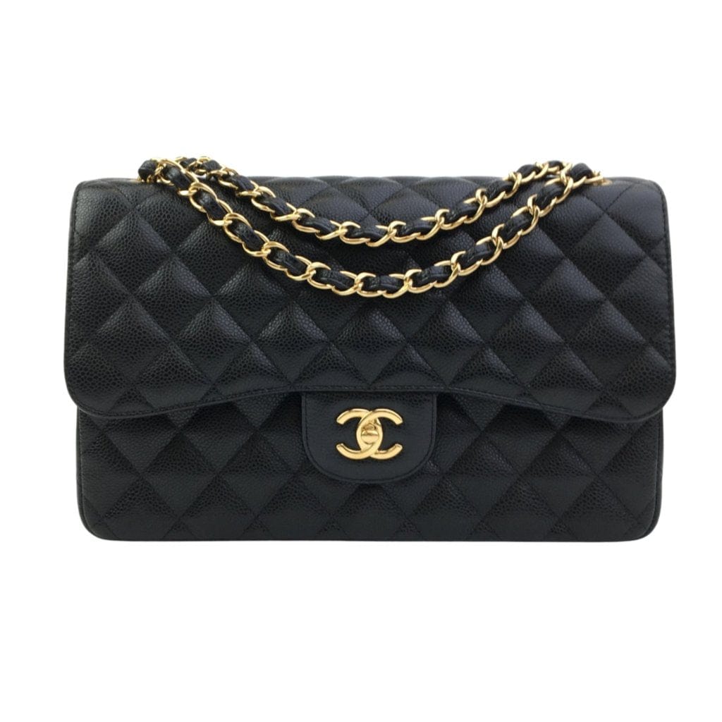 Luxury Promise Chanel Classic Flap Jumbo Black Caviar