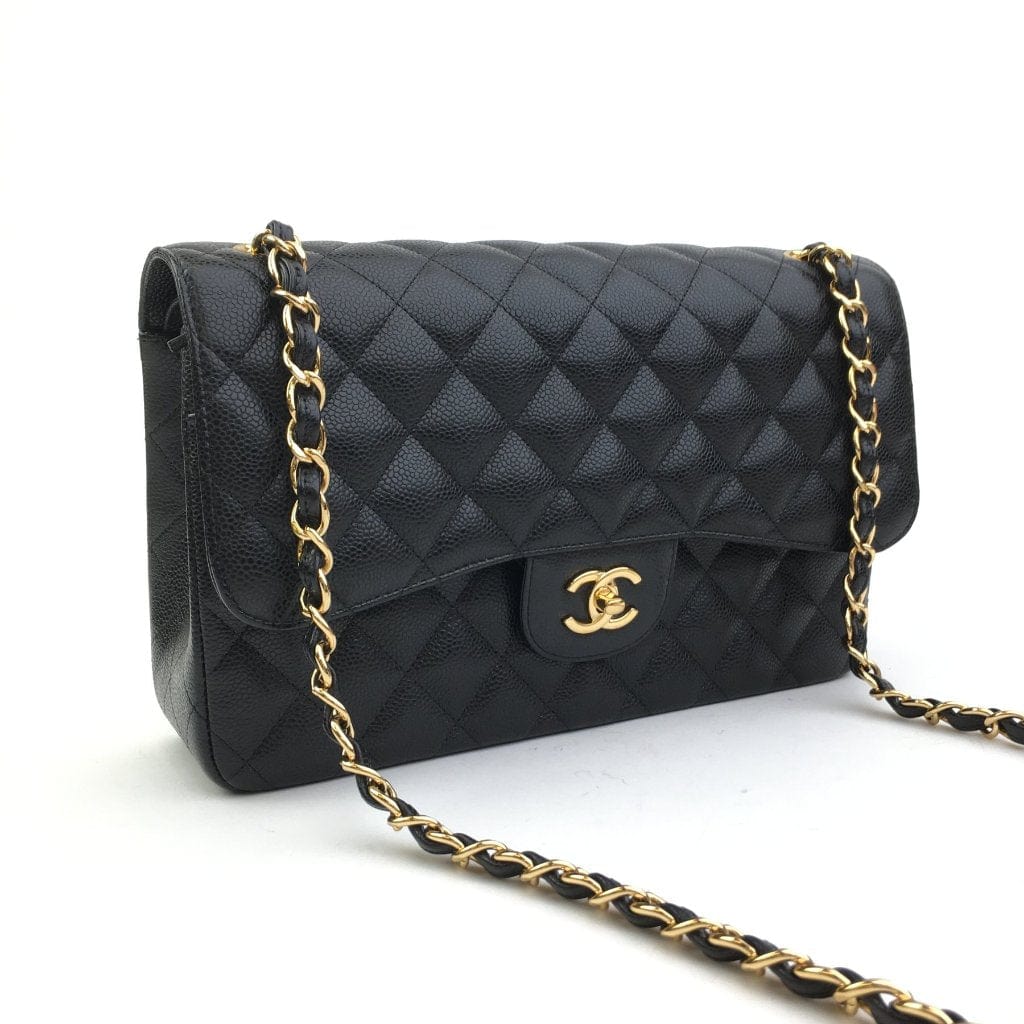 Luxury Promise Chanel Classic Flap Jumbo Black Caviar