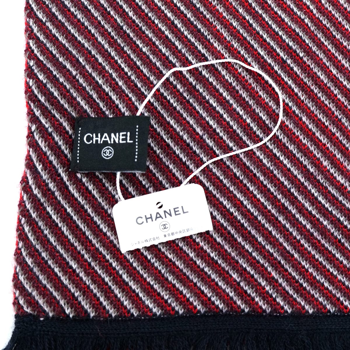 LUXURY PROMISE CHANEL COCOMARK WINTER SCARF MULTICOLOR CASHMERE ACCESSORY 90309193