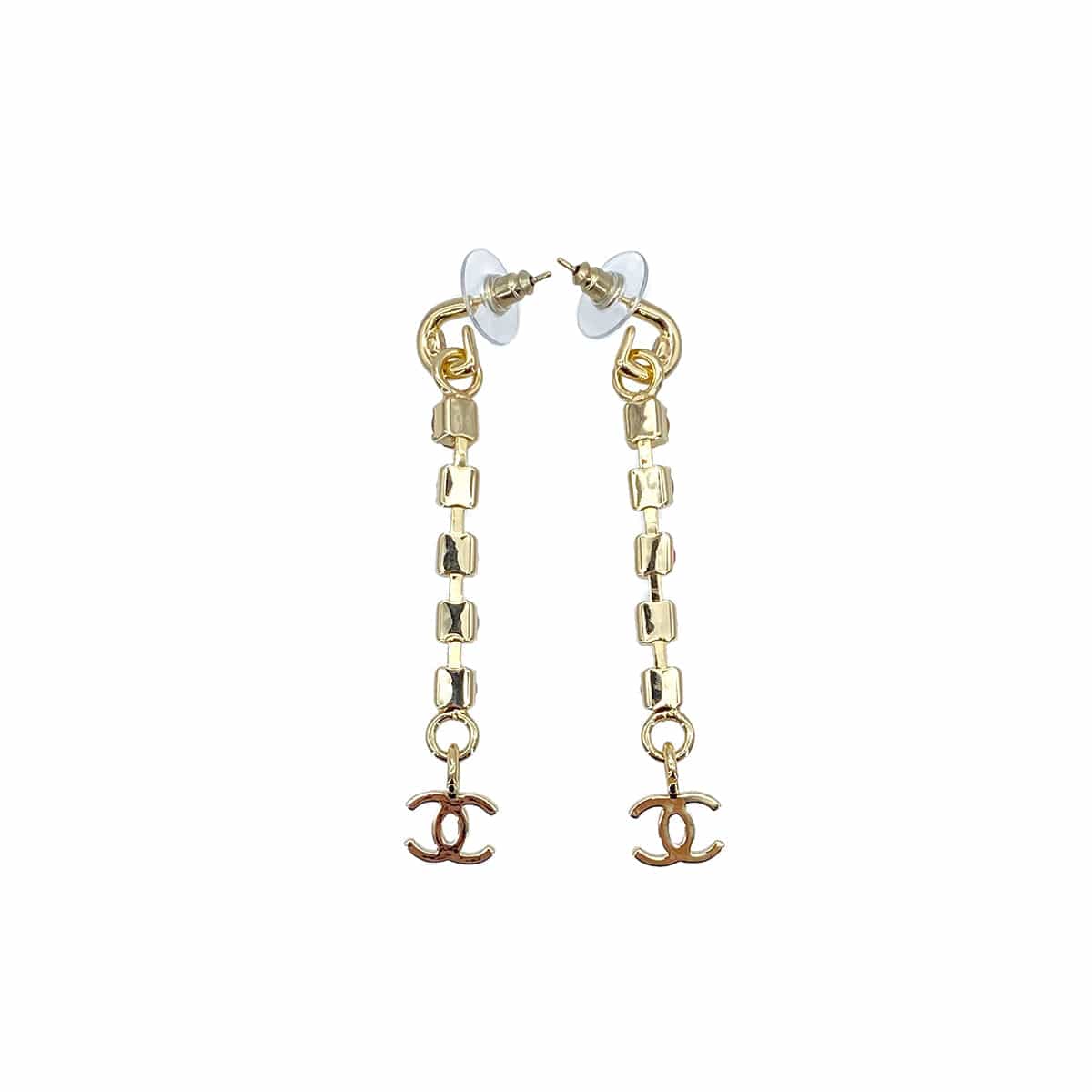 LUXURY PROMISE CHANEL EARRINGS COCOMARK GRADIENT COLOR STONE ACCESSORY B24C 90276396