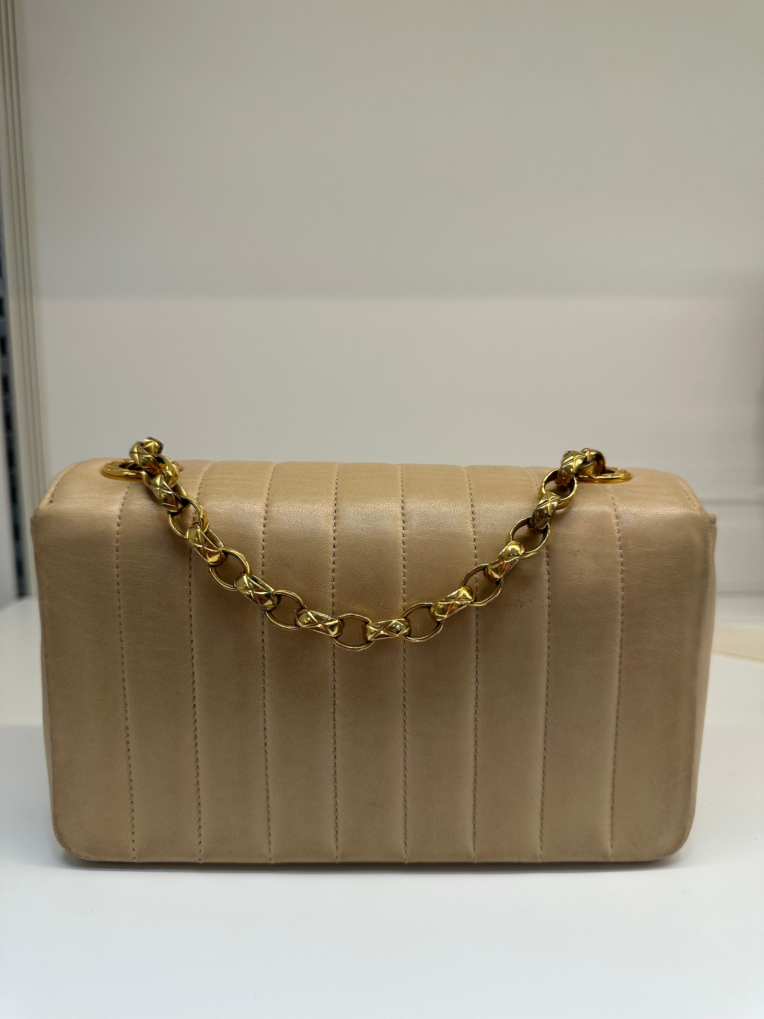 Luxury Promise CHANEL MINI DIANA BIQOUX CHAIN BEIGE GHW 90298837