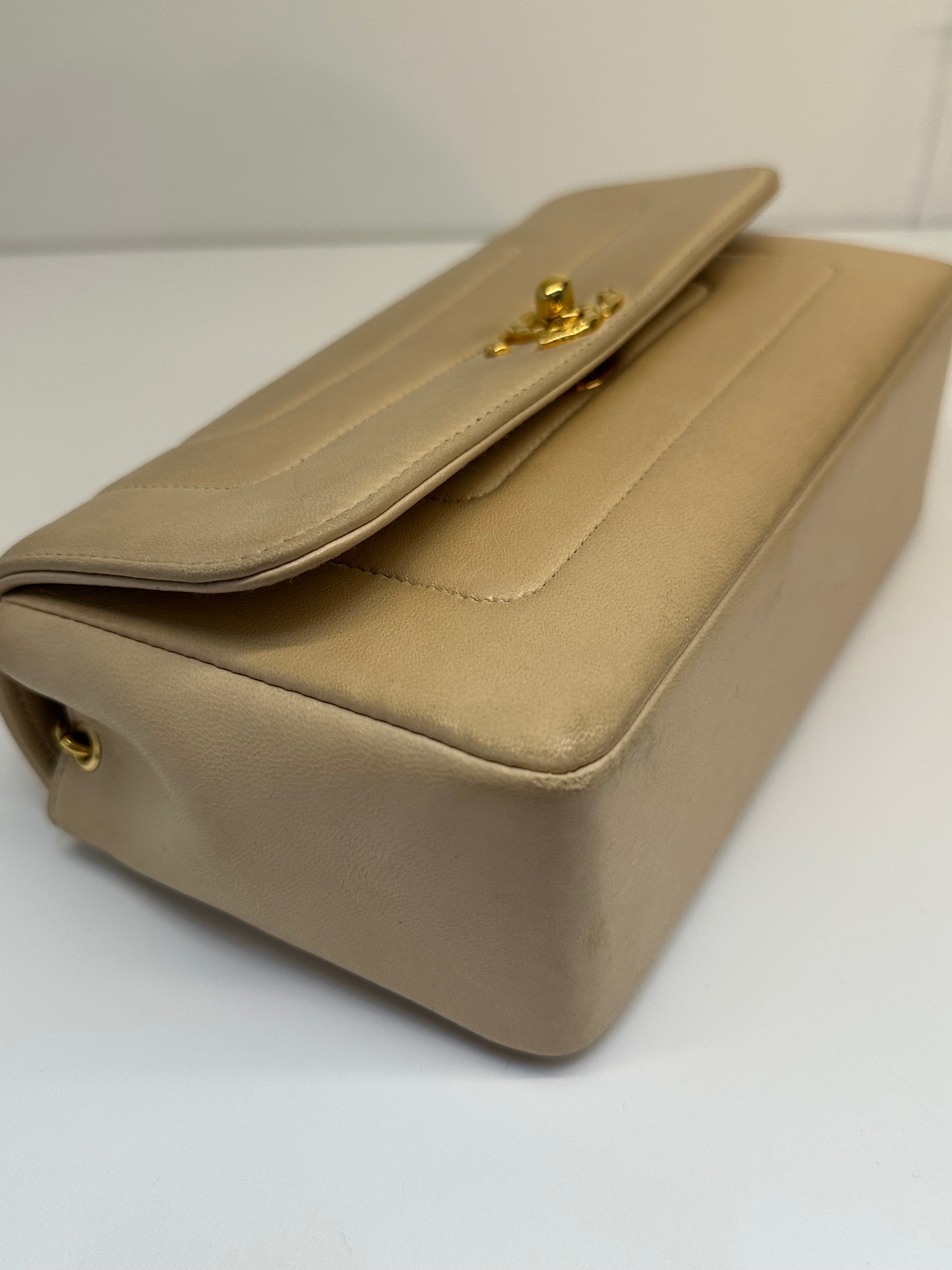 Luxury Promise CHANEL MINI DIANA BIQOUX CHAIN BEIGE GHW 90298837