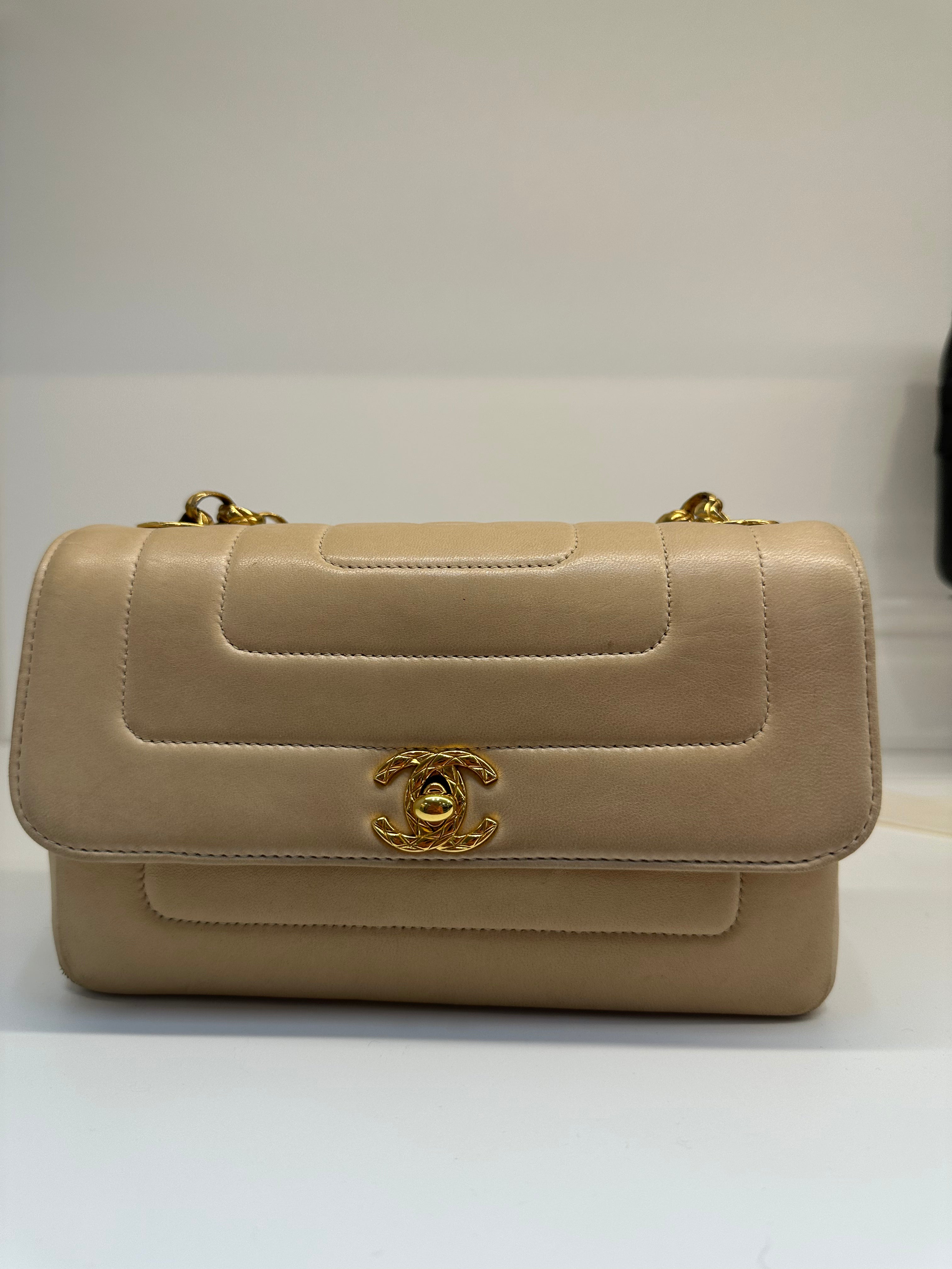 Luxury Promise CHANEL MINI DIANA BIQOUX CHAIN BEIGE GHW 90298837