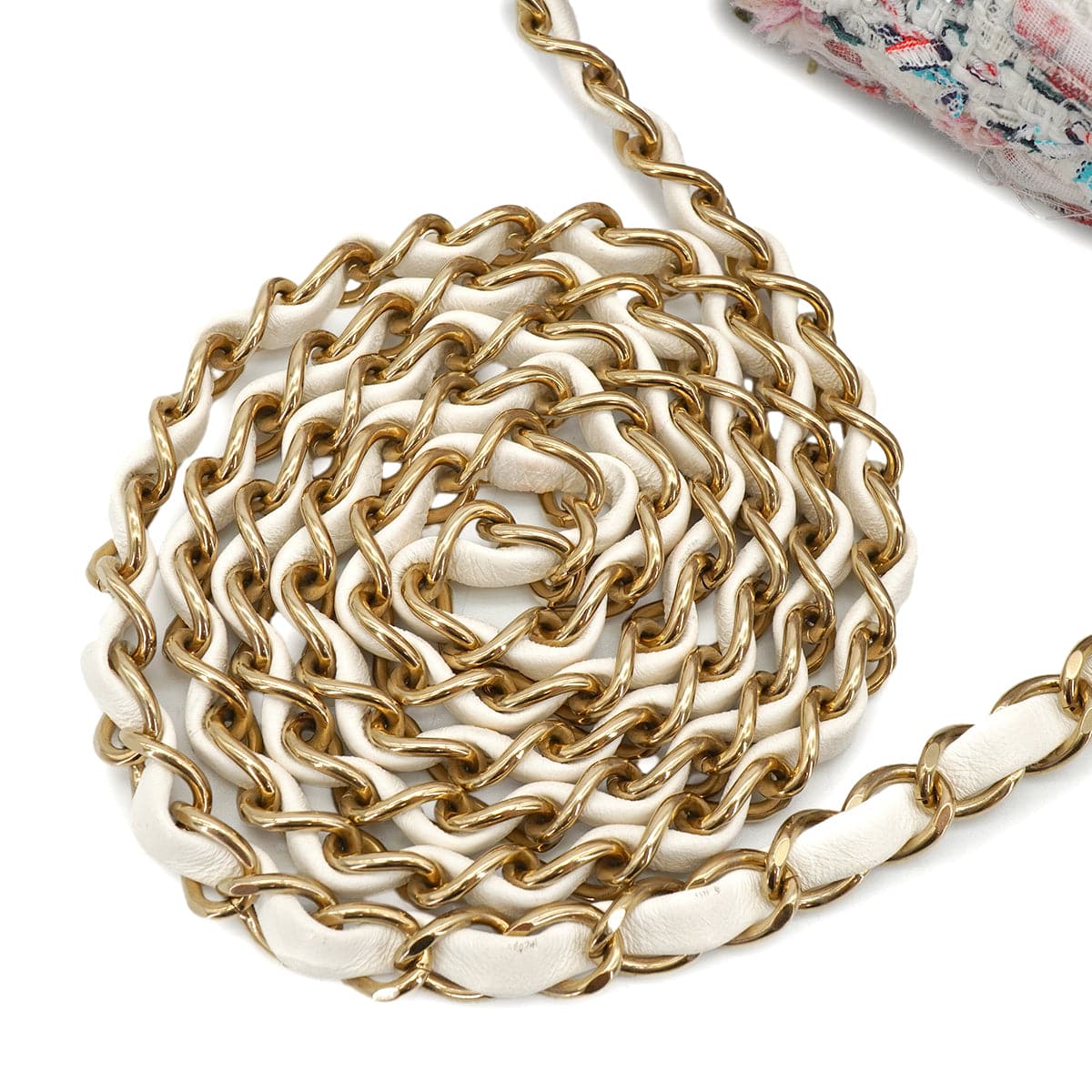 LUXURY PROMISE CHANEL MINI MATELASSE CHAIN SHOULDER BAG MULTICOLOR TWEED GOLD HARDWARE 90335836