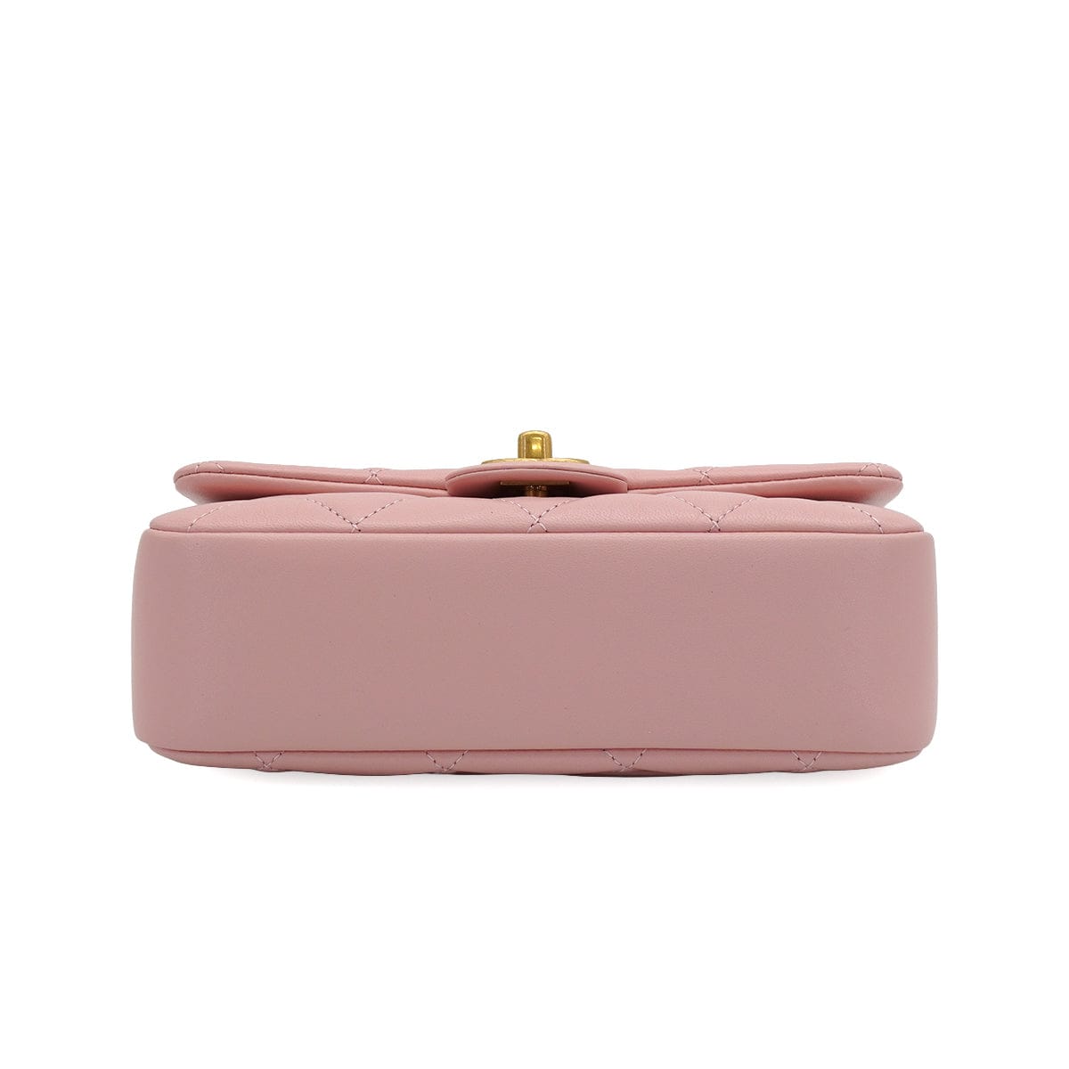 LUXURY PROMISE CHANEL MINI MATELASSE HEART CHARM CHAIN SHOULDER BAG PINK LAMB SKIN GOLD HARDWARE 90335891