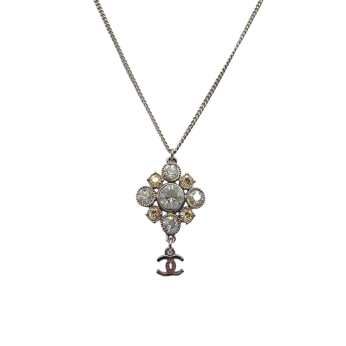 LUXURY PROMISE CHANEL NECKLACE COCOMARK RHINESTONE ACCESSORY C11V 90265928