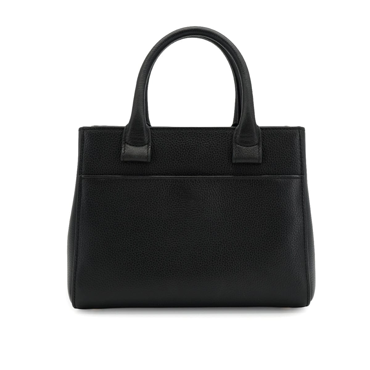 LUXURY PROMISE CHANEL NEO EXECUTIVE TOTE SHOULDER BAG BLACK LEATHER GOLD HARDWARE 90335590