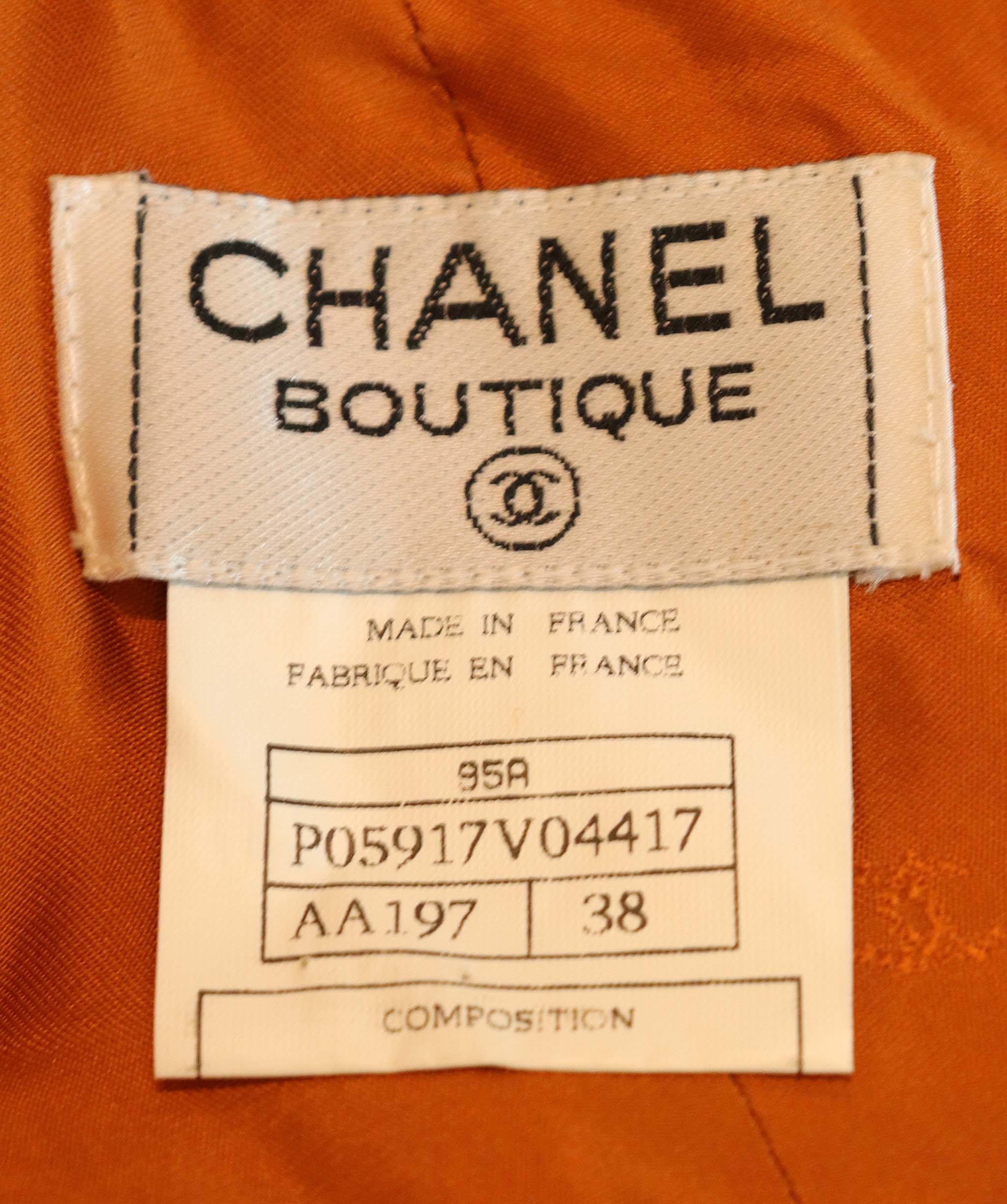 Luxury Promise Chanel orange set FT526