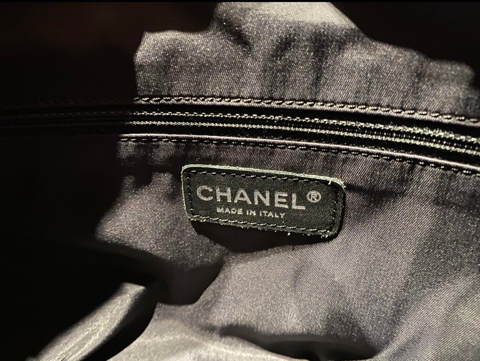 LUXURY PROMISE Chanel Paris Biarritz Black Quilted Tote Bag
