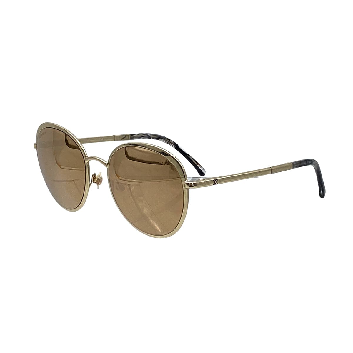 LUXURY PROMISE CHANEL SUNGLASSES COCOMARK GOLD EYEWEAR 90297261