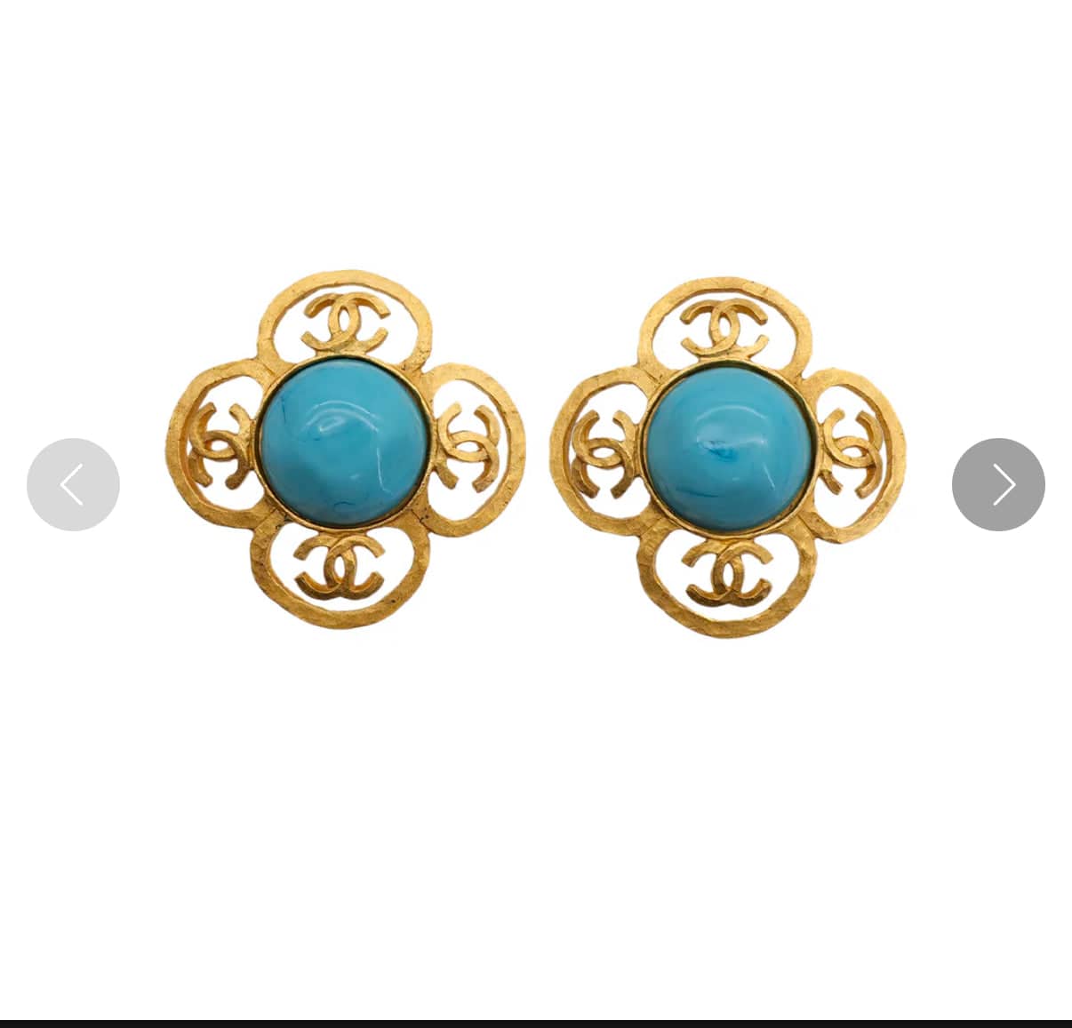 Luxury Promise CHANEL TURQUOISE EARRINGS 90313295