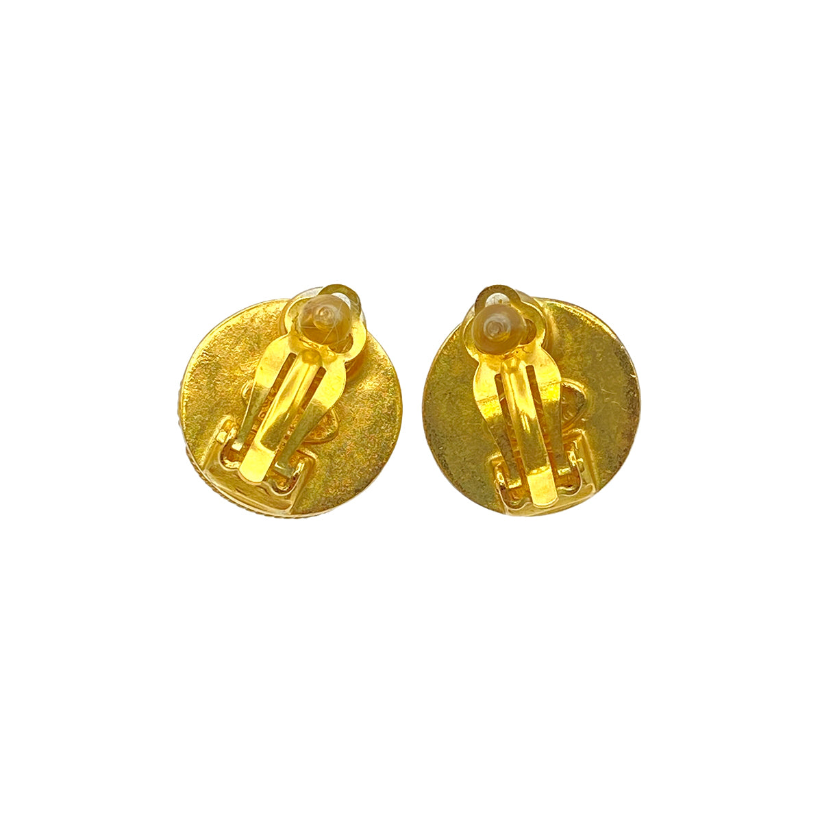 LUXURY PROMISE CHANEL VINTAGE EARRINGS COCOMARK ROUND ACCESSORY 99A 90273903