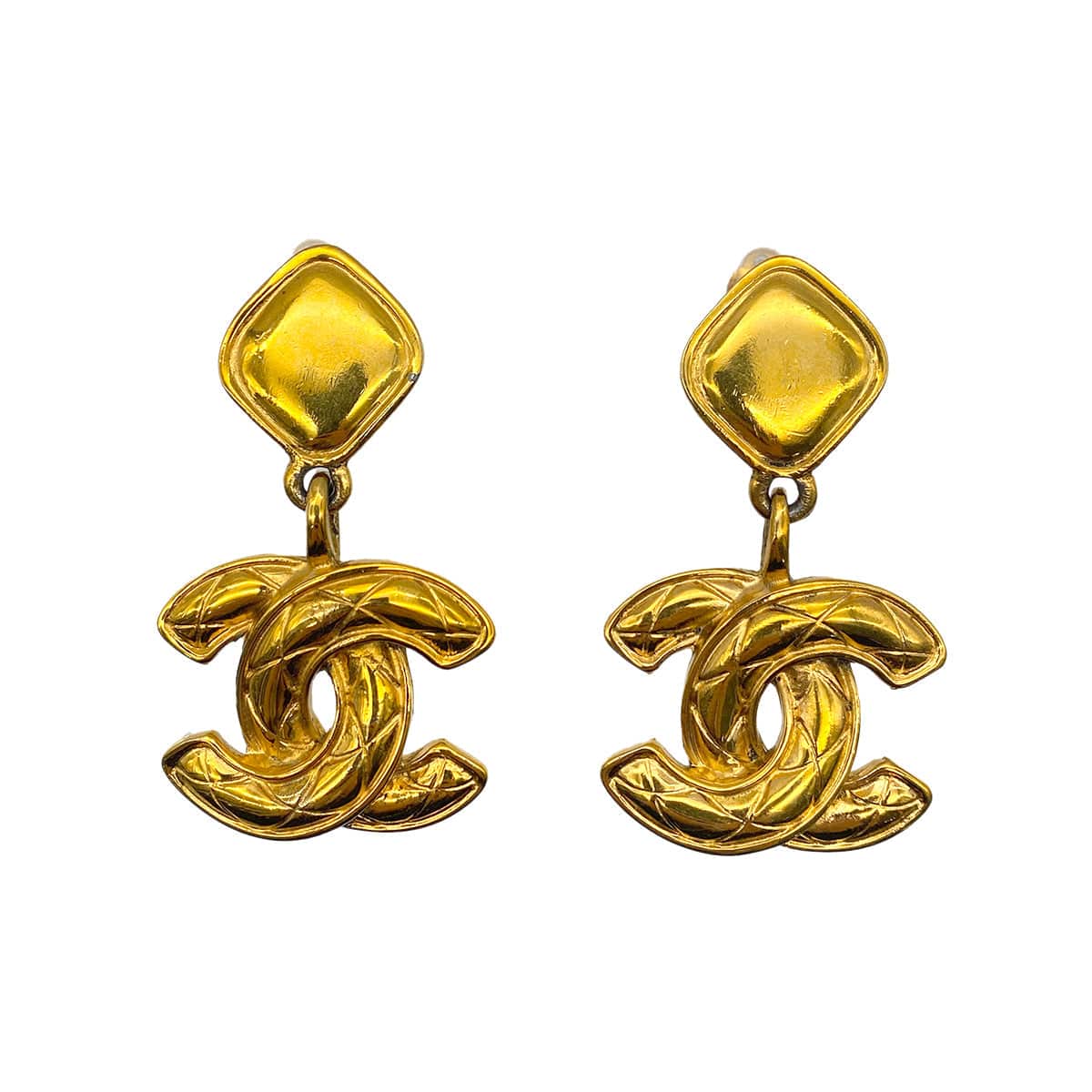 LUXURY PROMISE CHANEL VINTAGE EARRINGS COCOMARK SWING ACCESSORY 90274887