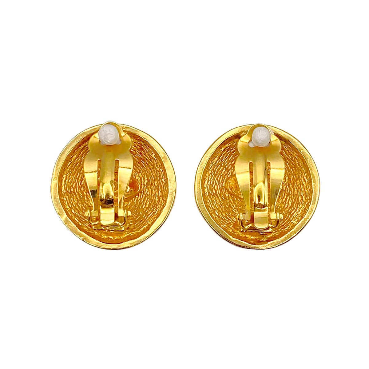 LUXURY PROMISE CHANEL VINTAGE EARRINGS ROUND COCOMARK ACCESSORY 90269639