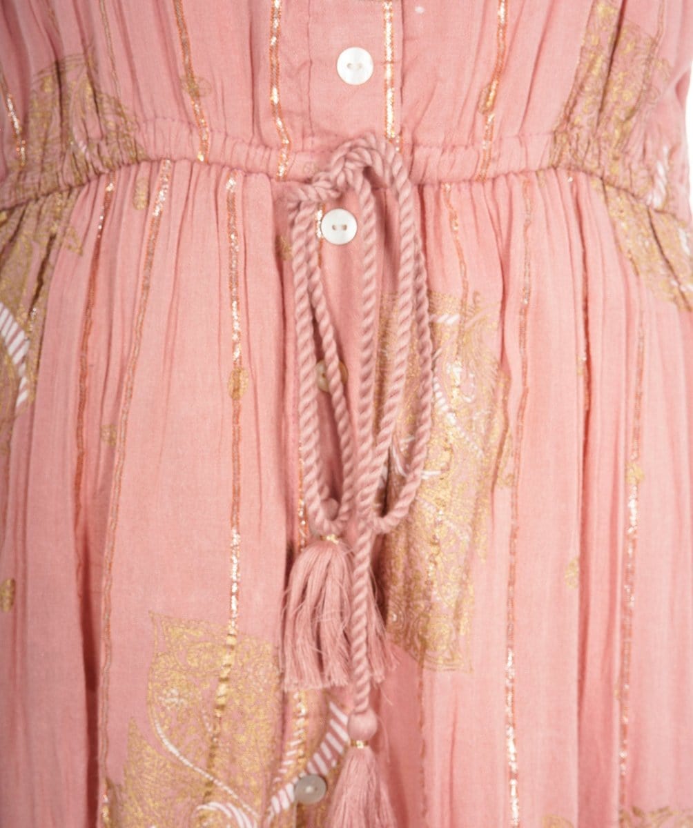 Amalfi Rose Button Dress AVL1200