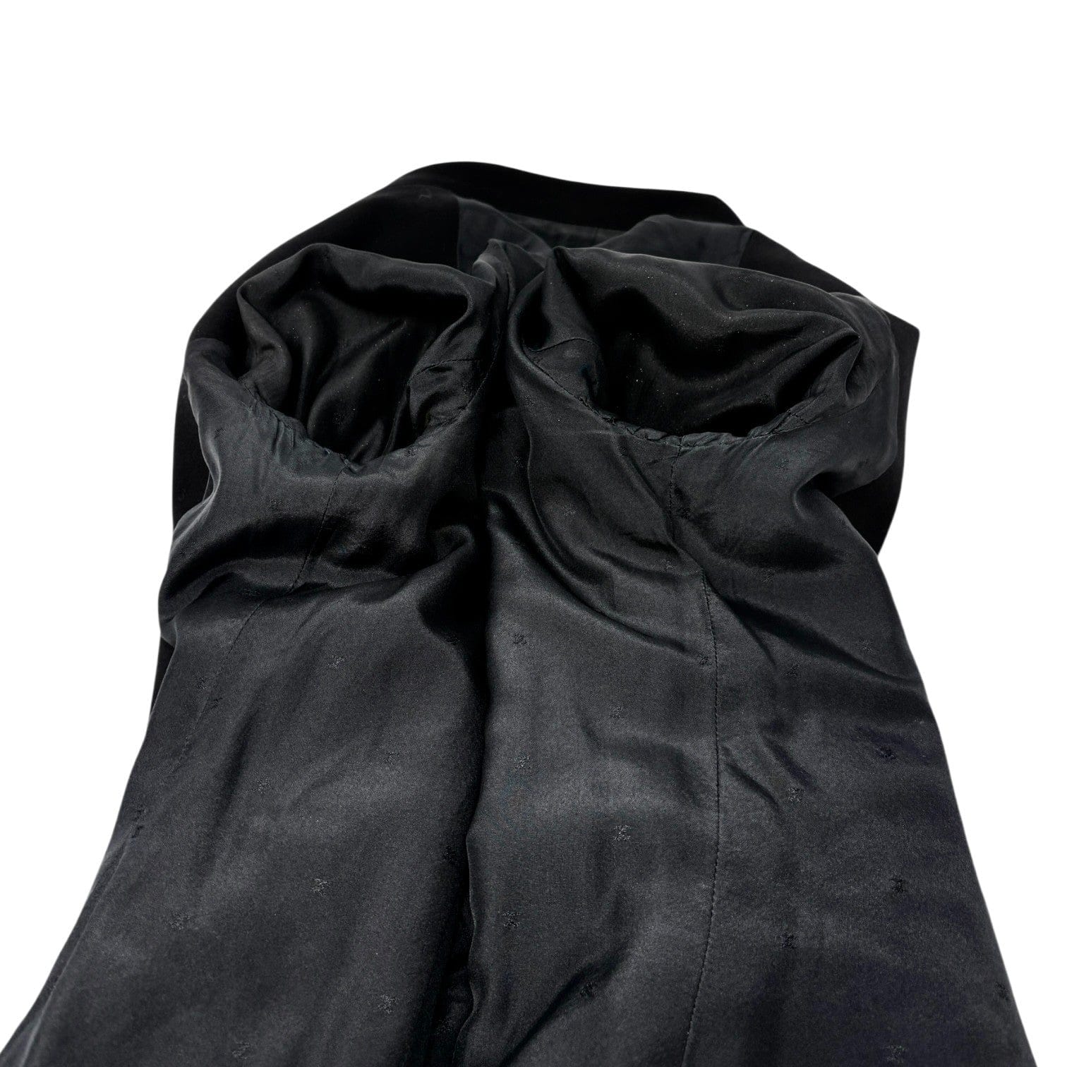 Luxury Promise CHANEL Vintage 94P CC Mark Logo Jacket Button Black Gold Long Sleeve Collar