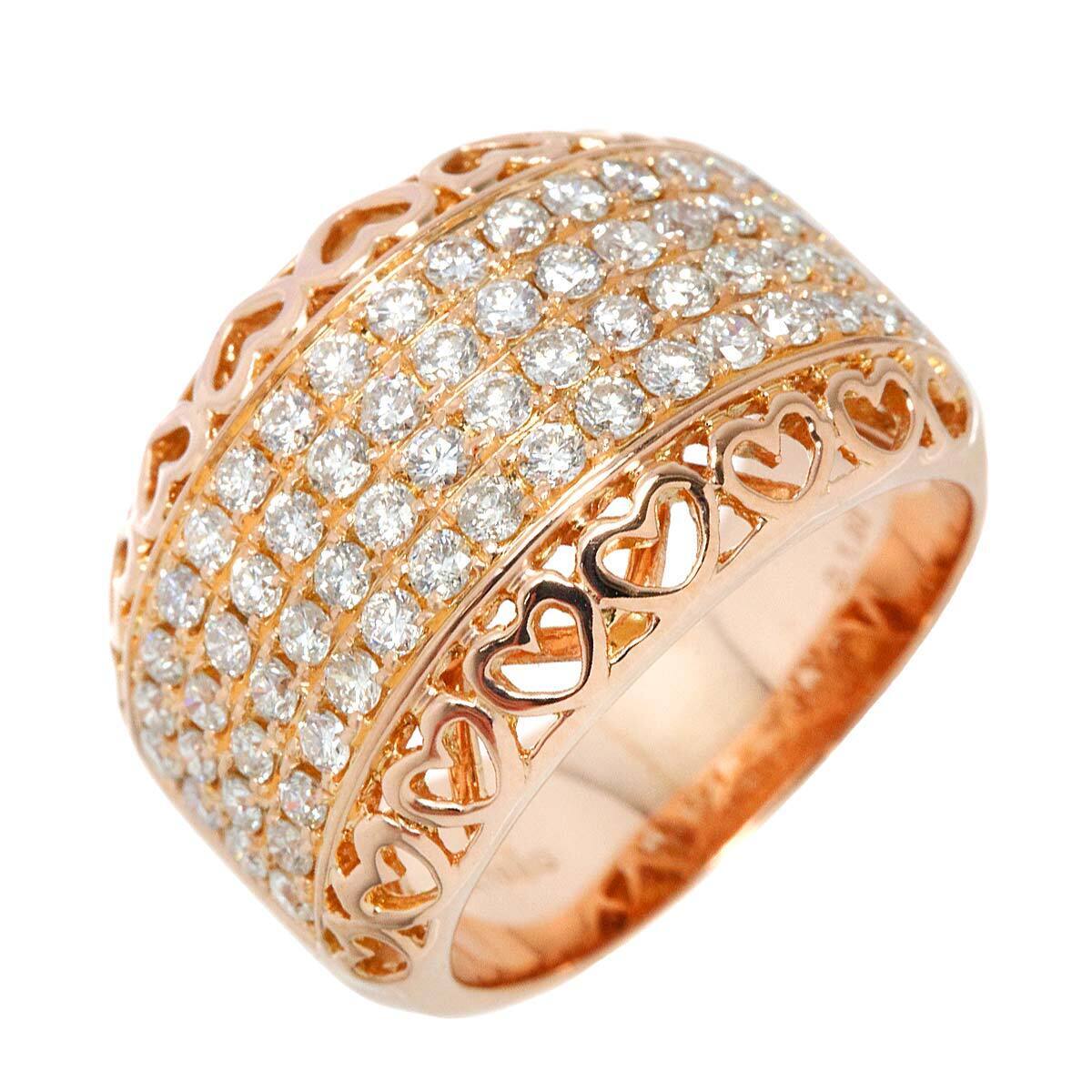 Luxury Promise Diamond 1.50ct Ring 18K PG Pink Gold 750 Size6.75(US) 90226646