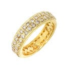 Luxury Promise Diamond 1.77ct Ring 18K YG Yellow Gold 750 6.25-6.5(US) 90229308