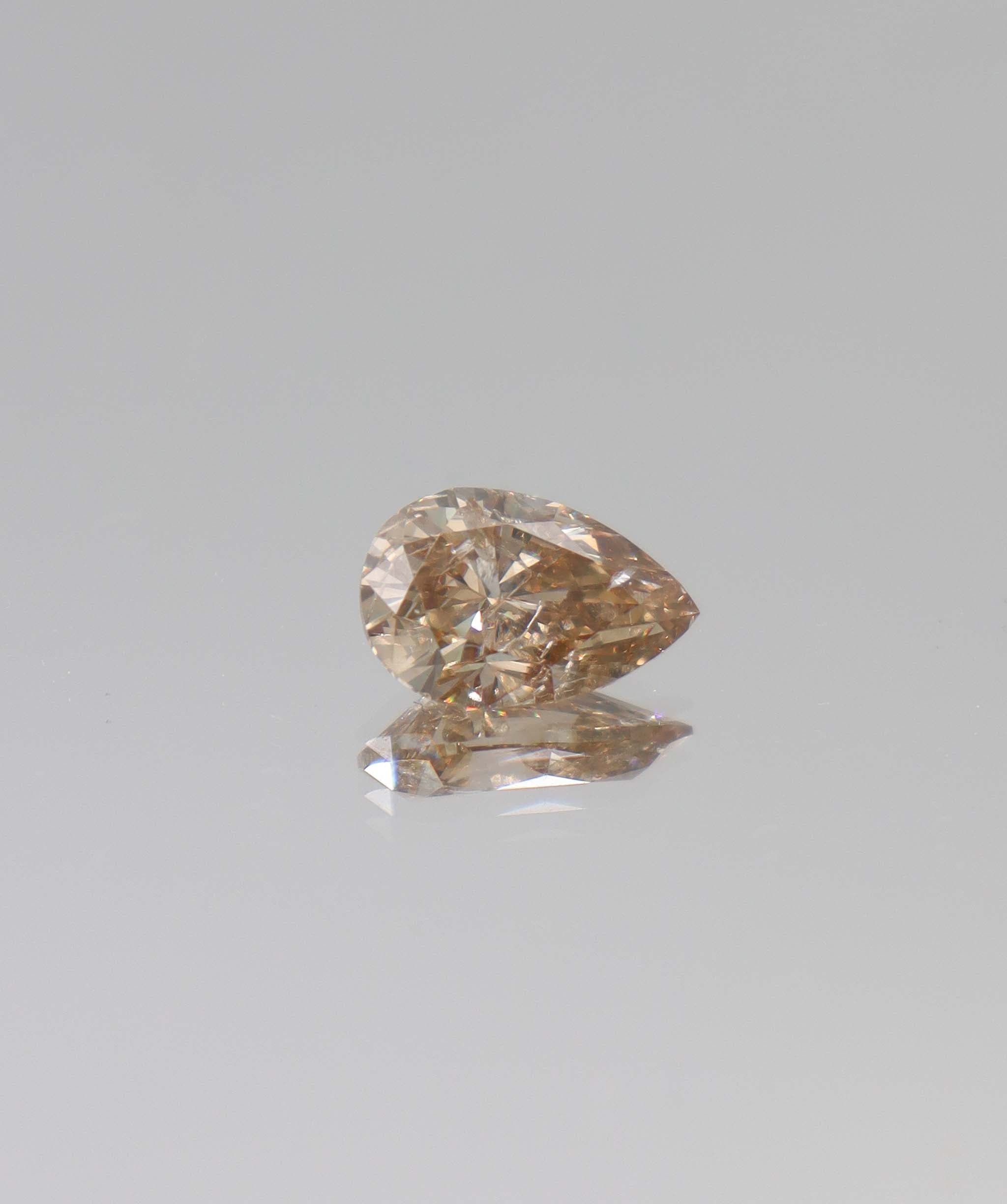Luxury Promise 3.01ct himalaian pink pearshape diamond DXBCS4381