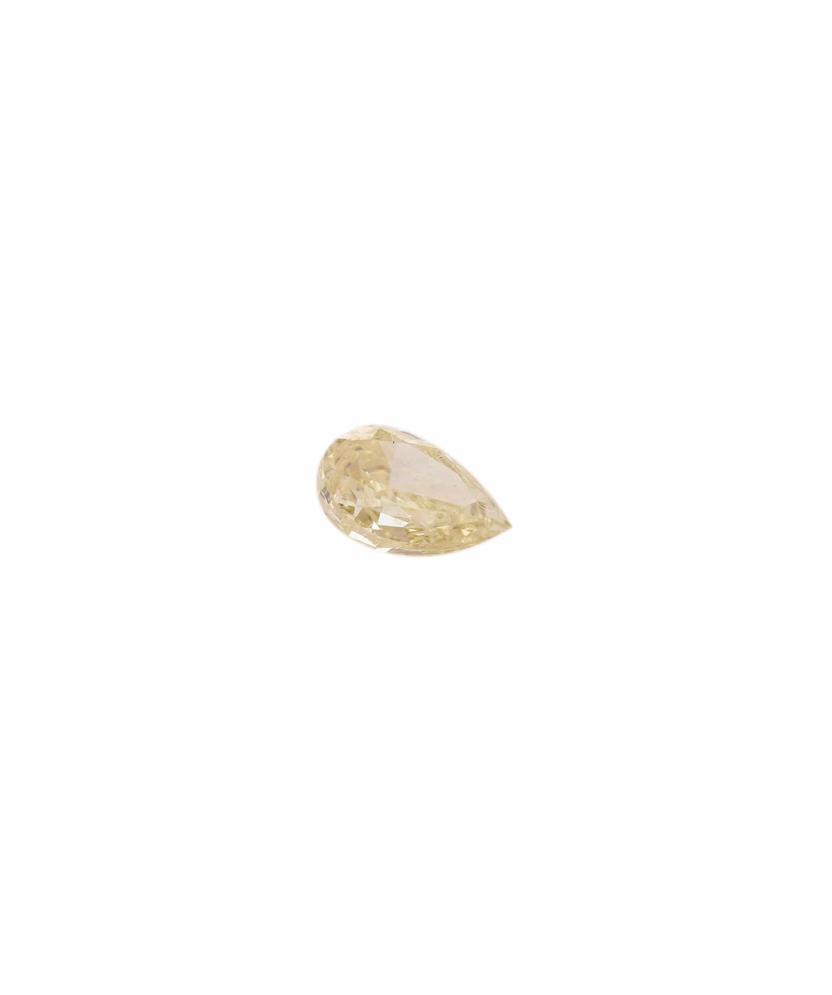Luxury Promise 0.31ct Pear Shape Fancy Light Yellow Diamond ANC1688